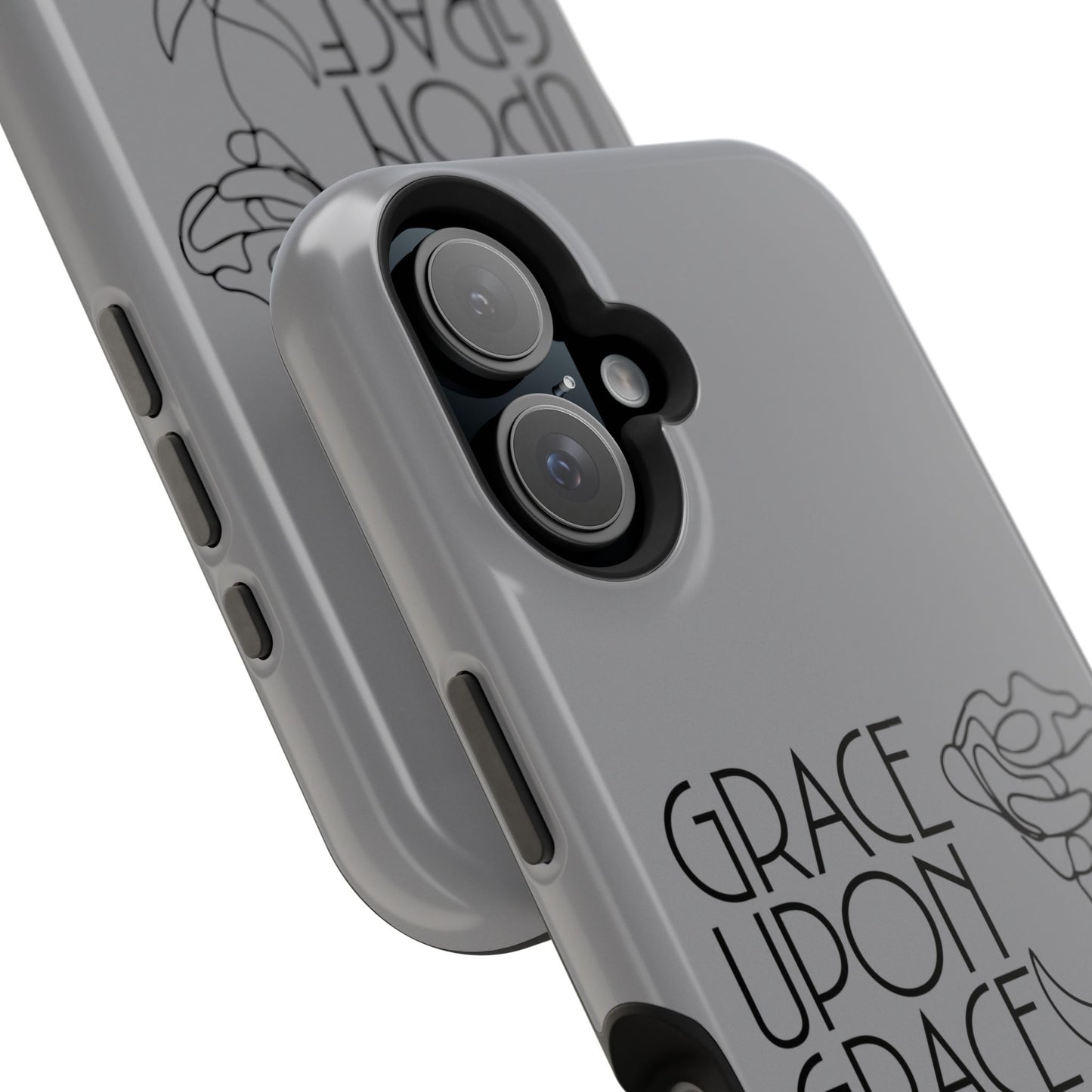 Inspirational Magnetic Phone Case - 'Grace Upon Grace' Design