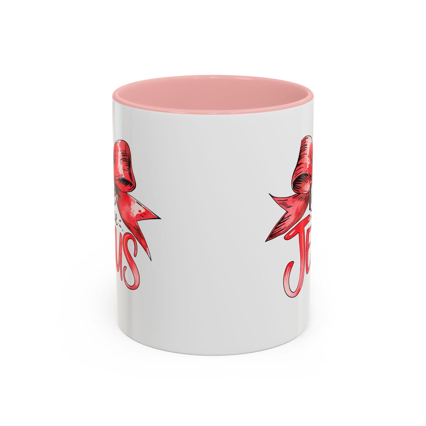 Love Like Jesus Accent Coffee Mug, Inspirational Gift, Unique Ceramic Mug, Christian Decor, Faith-Based Present, Daily Motivation