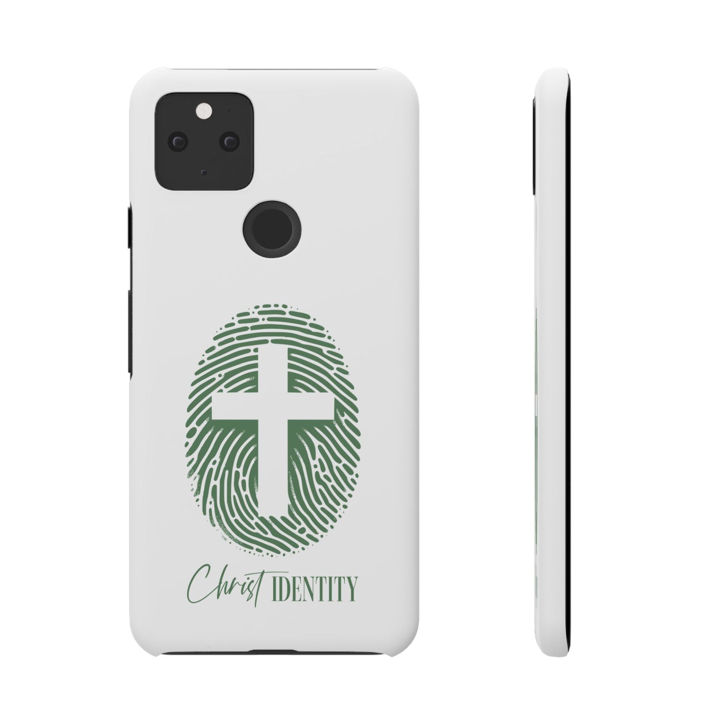 Inspirational Christ Identity Snap Case - Faith-Based Phone Cover