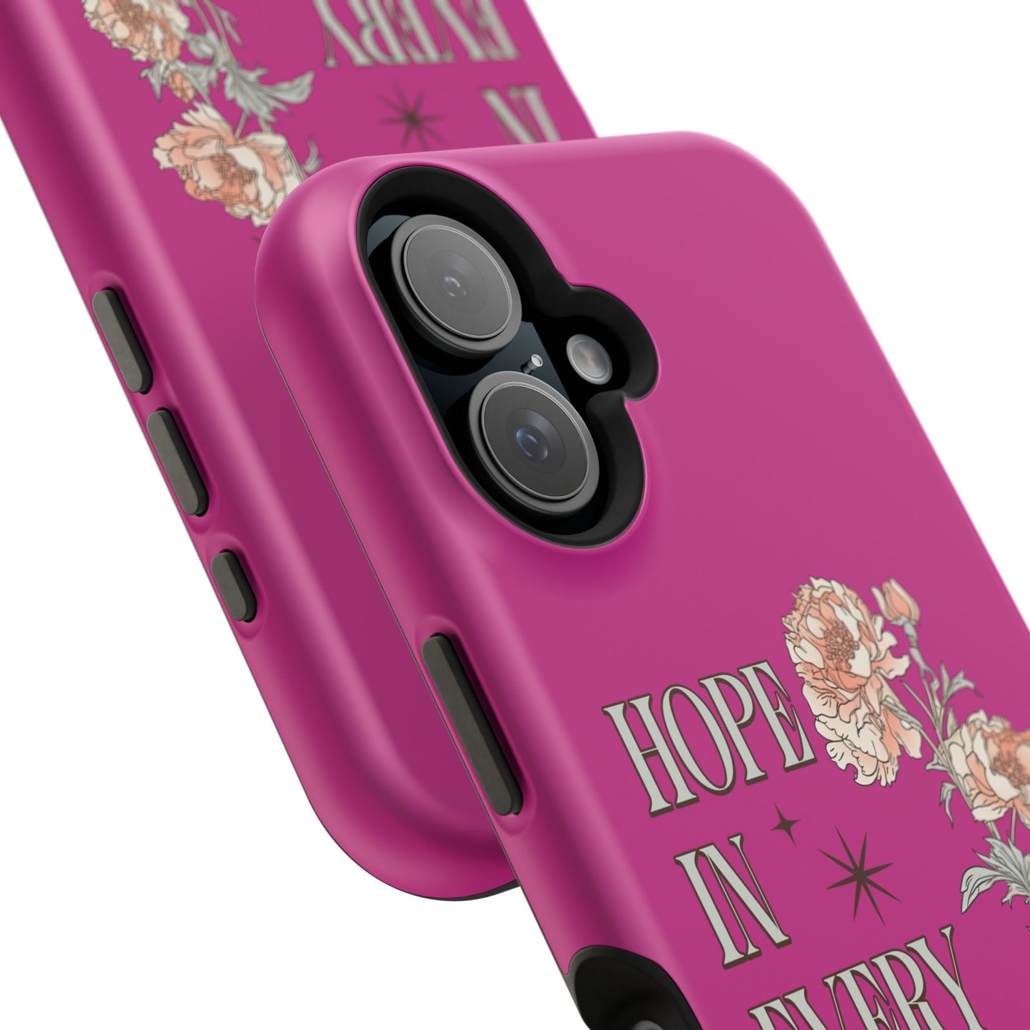 Inspirational Floral Magnetic Tough Case - "Hope in Every Season"