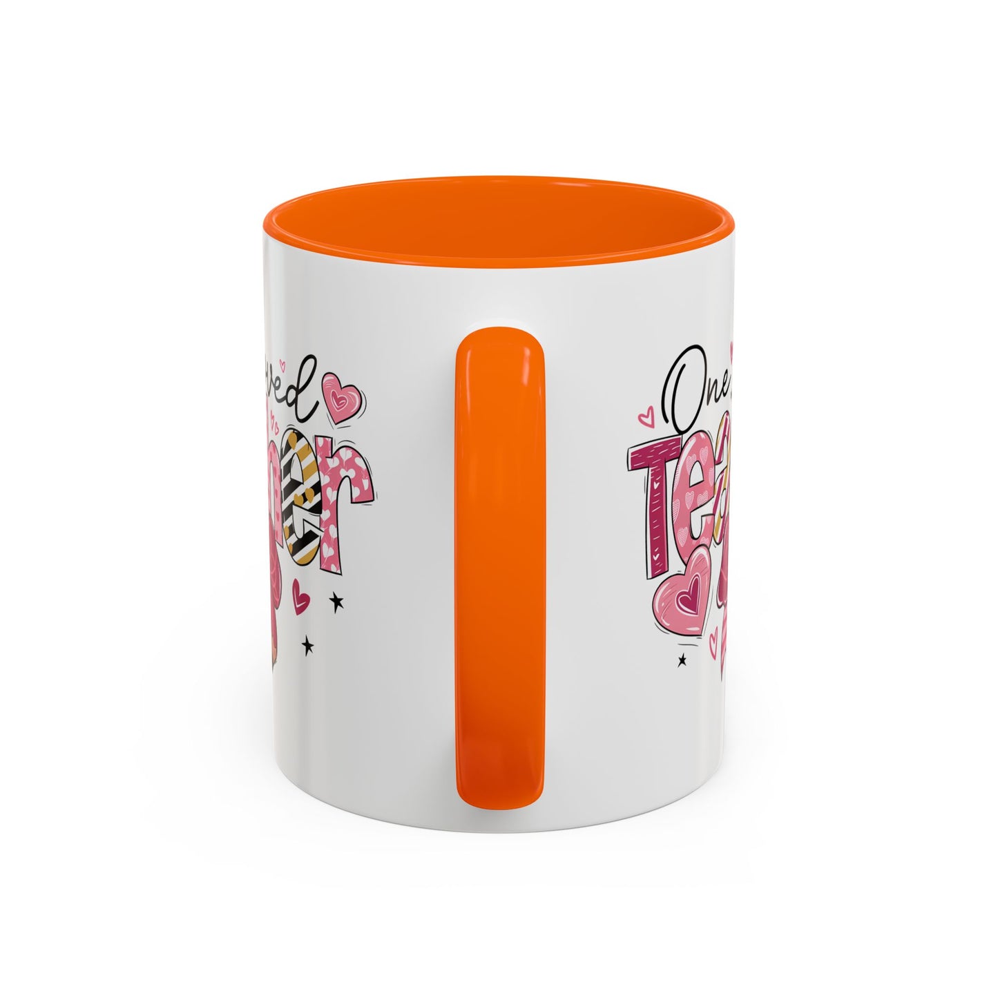 Cute Teacher Coffee Mug - One Loved Teacher Gift, Teacher Appreciation, Back to School, Inspirational Mug, Classroom Decor