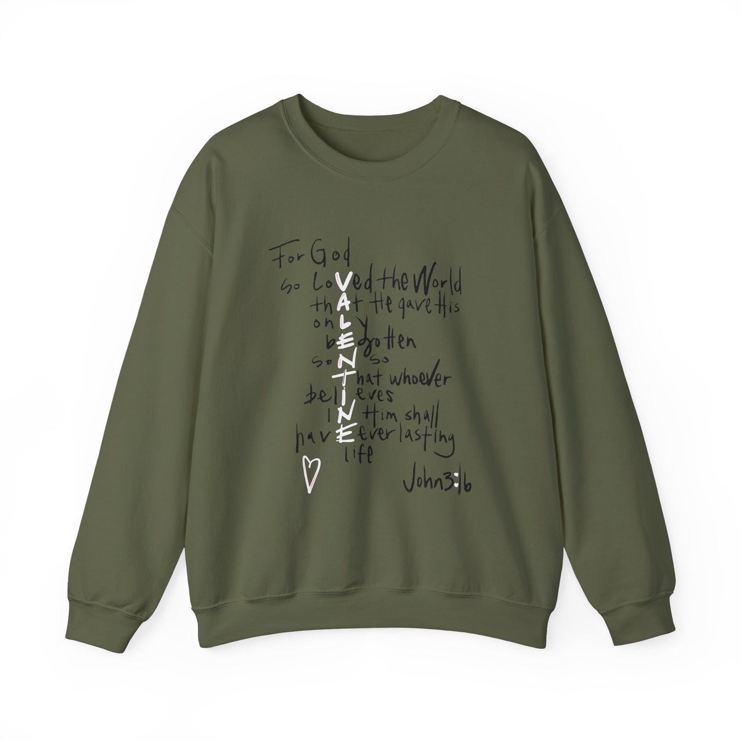 For God So Loved The World Sweatshirt, Jesus Is My Valentine Shirt, Religious Valentines Day Tee, Christian Gift, Valentines Shirt