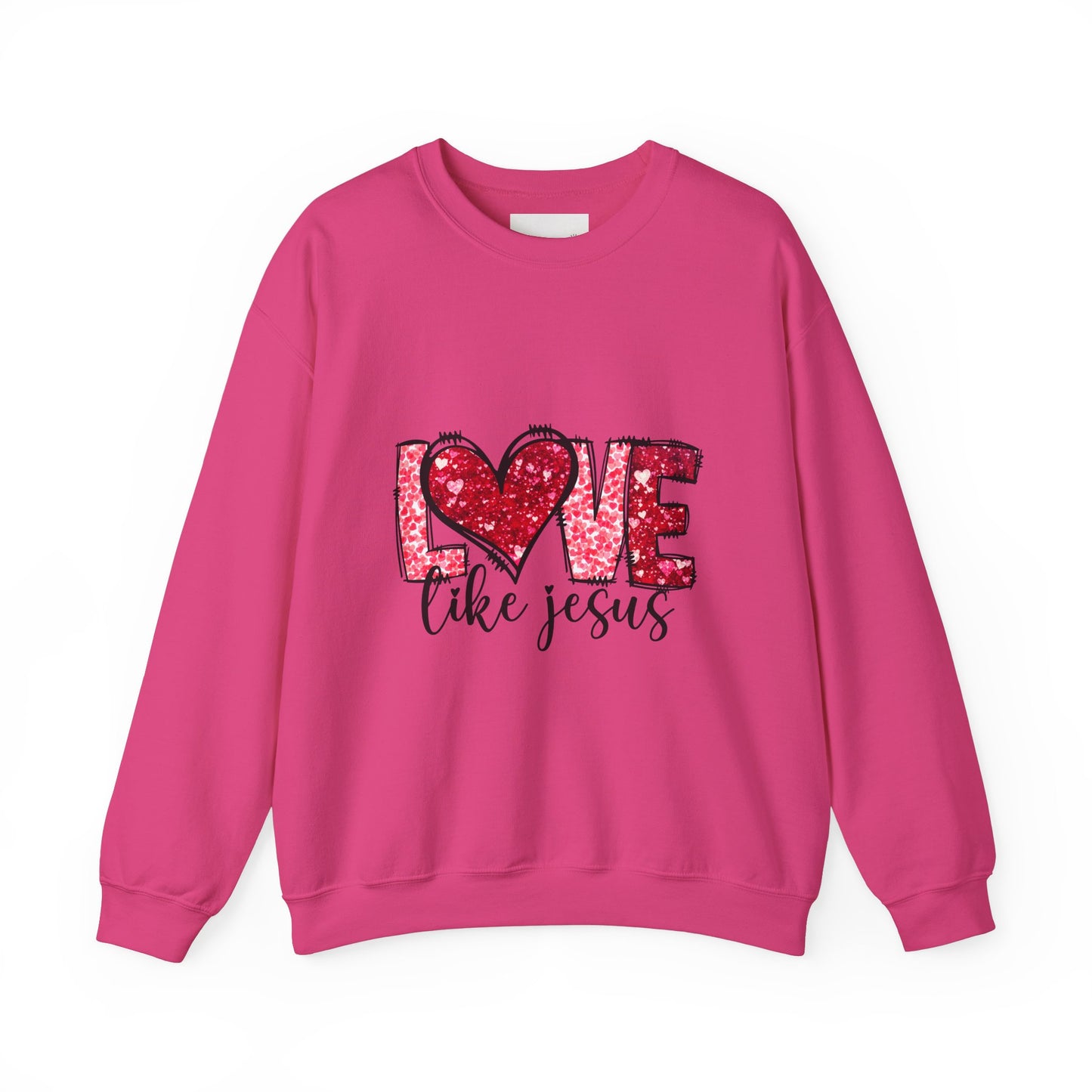 Love Like Jesus Crewneck Sweatshirt, Faithful Christians Gift, Cozy Christian Apparel, Inspirational Sweatshirt, Religious Gifts
