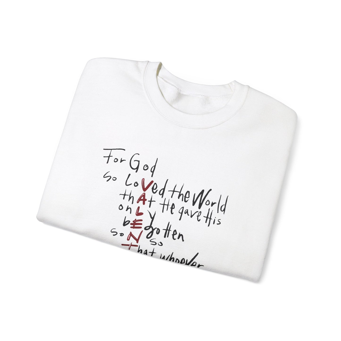 For God So Loved The World Sweatshirt, Jesus Is My Valentine Shirt, Religious Valentines Day Tee, Christian Gift, Valentines Shirt