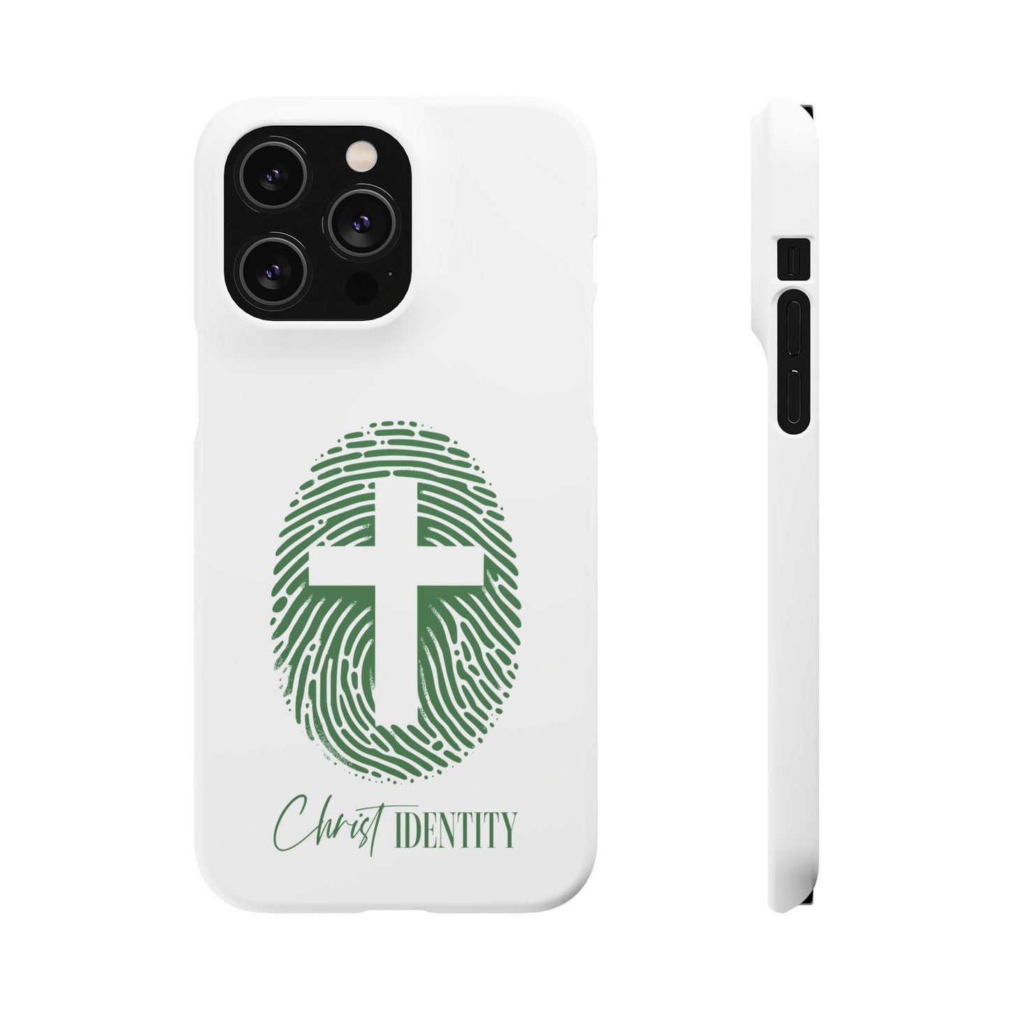 Inspirational Christ Identity Snap Case - Faith-Based Phone Cover