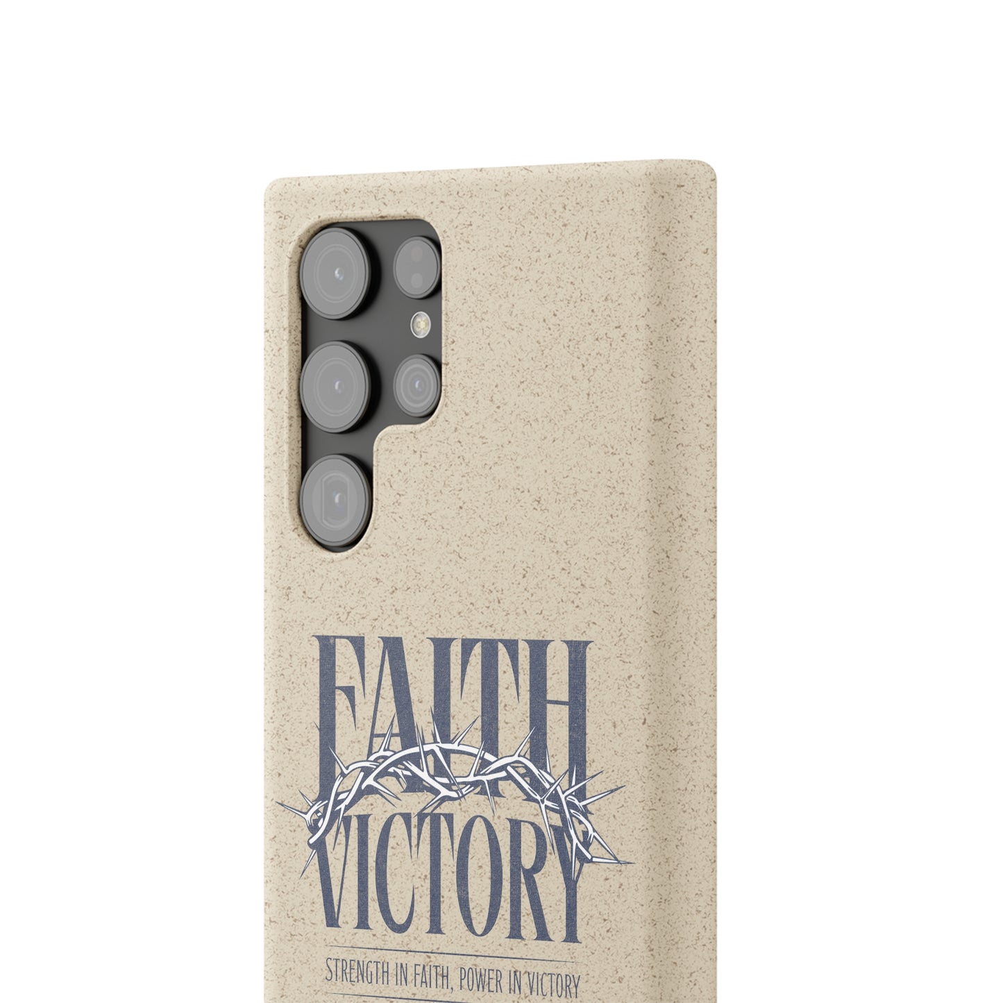Biodegradable Phone Case - Faith & Victory Design