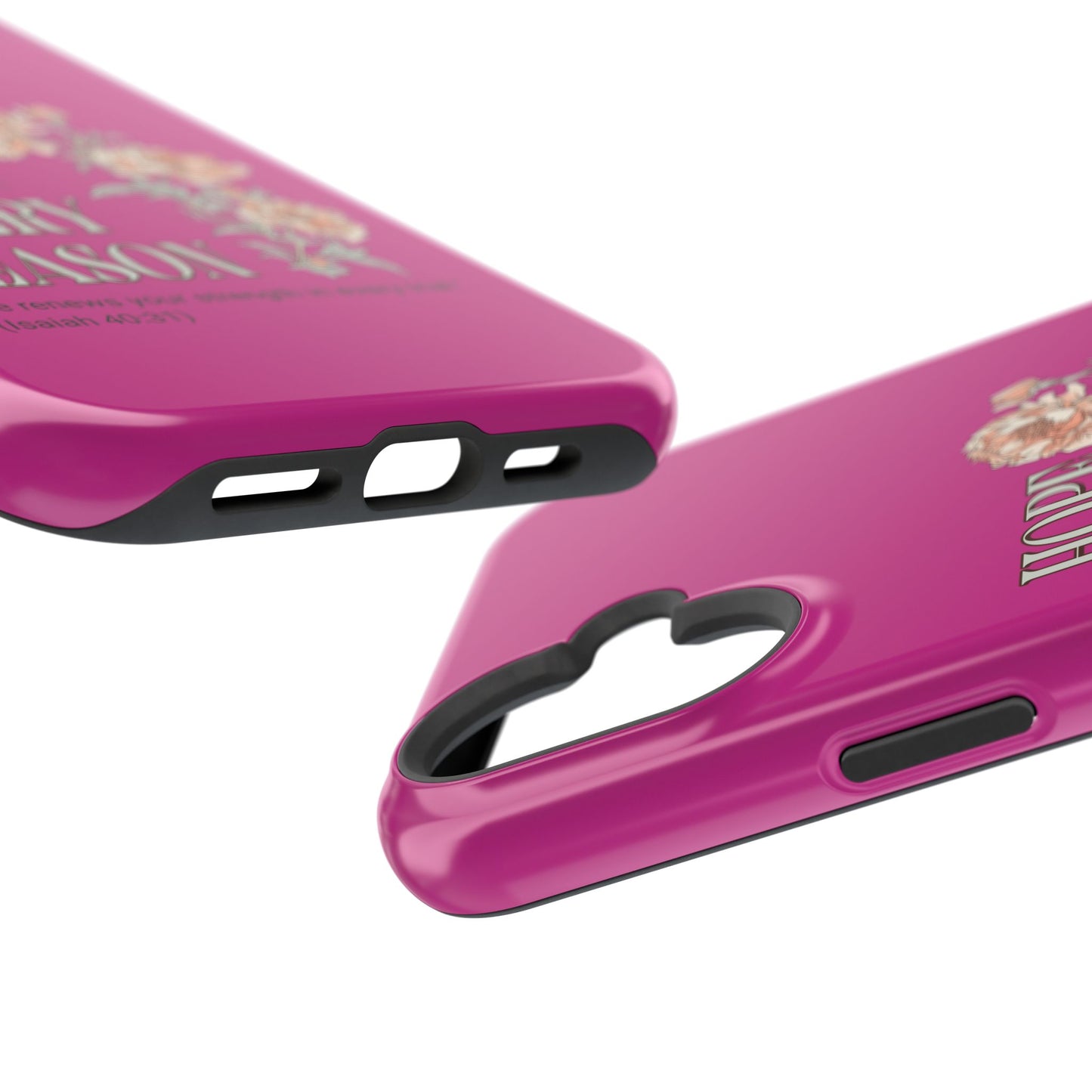 Inspirational Floral Magnetic Tough Case - "Hope in Every Season"