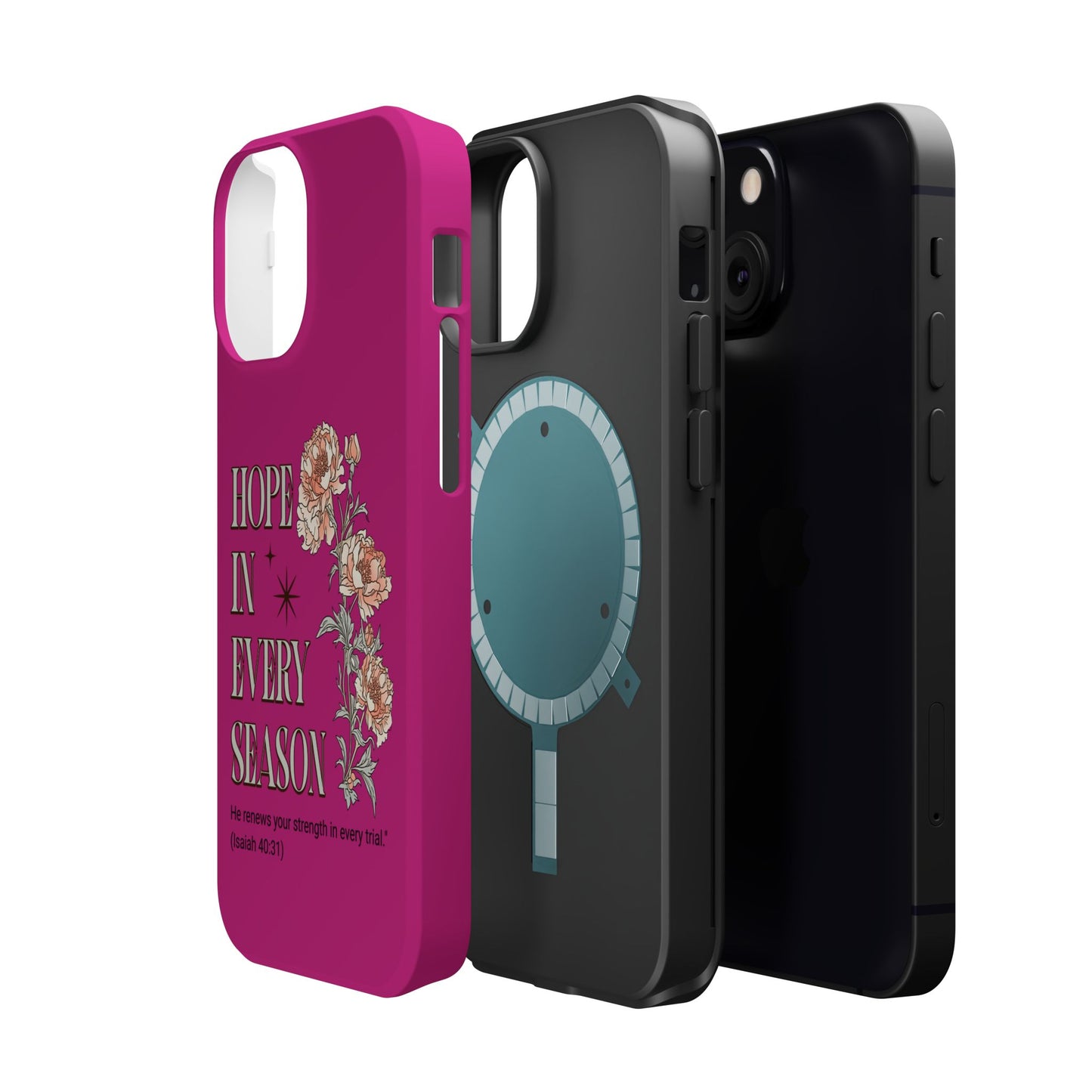 Inspirational Floral Magnetic Tough Case - "Hope in Every Season"