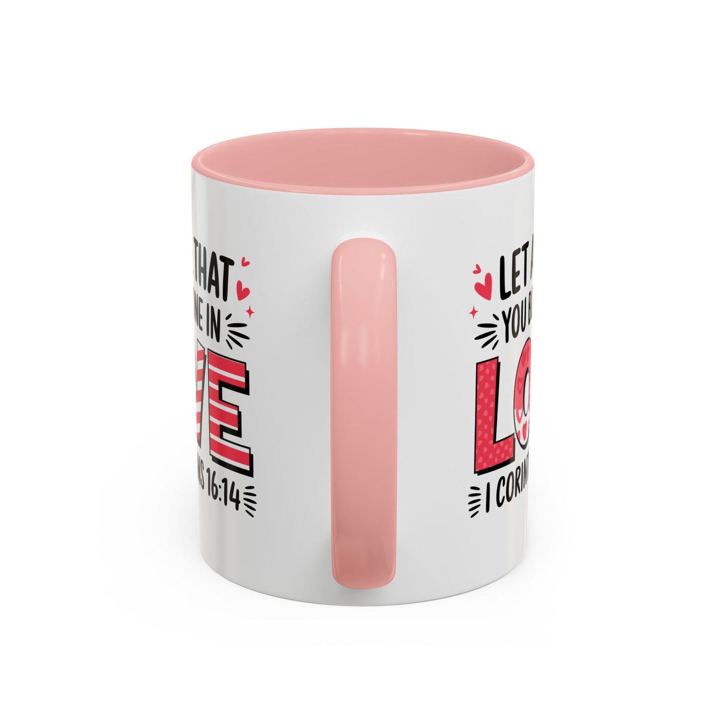 Inspirational Love Coffee Mug - Perfect for Gift Giving, Home, Office, Motivational Design, Valentine's Day Mug, Christian Gift