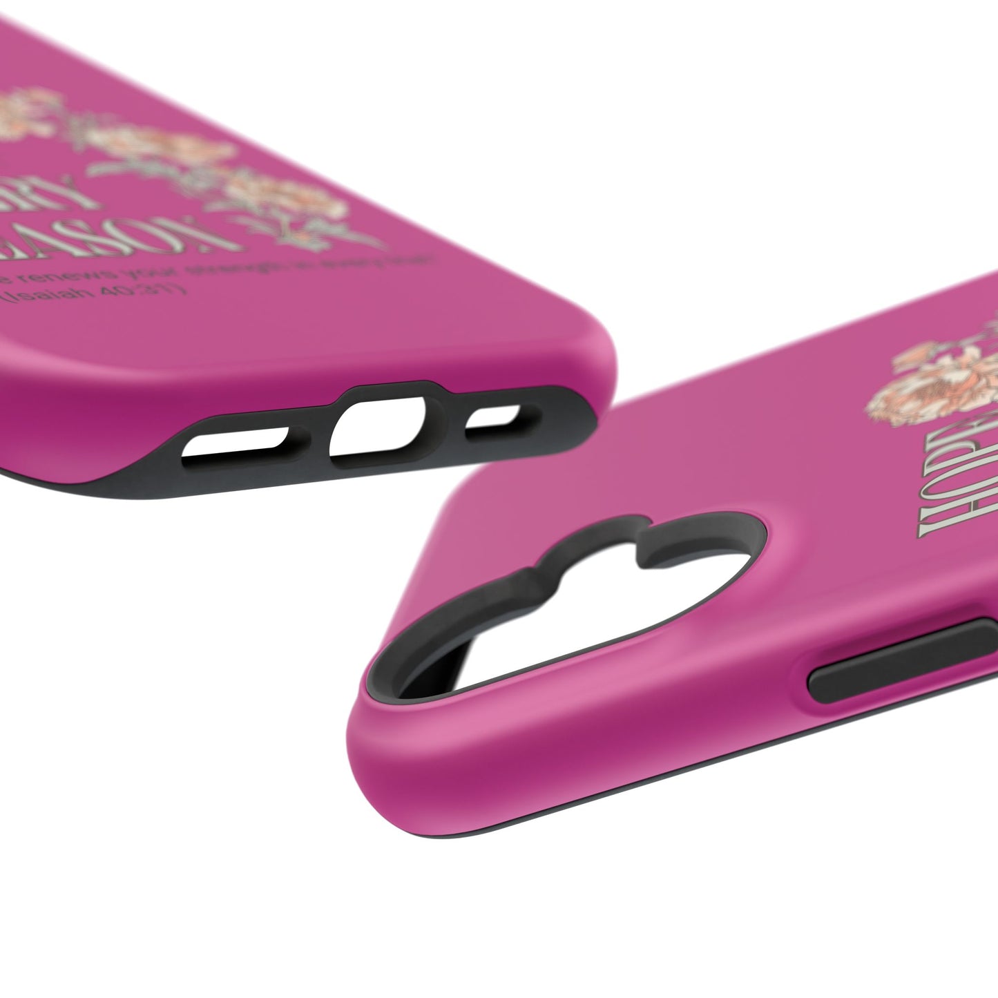 Inspirational Floral Magnetic Tough Case - "Hope in Every Season"