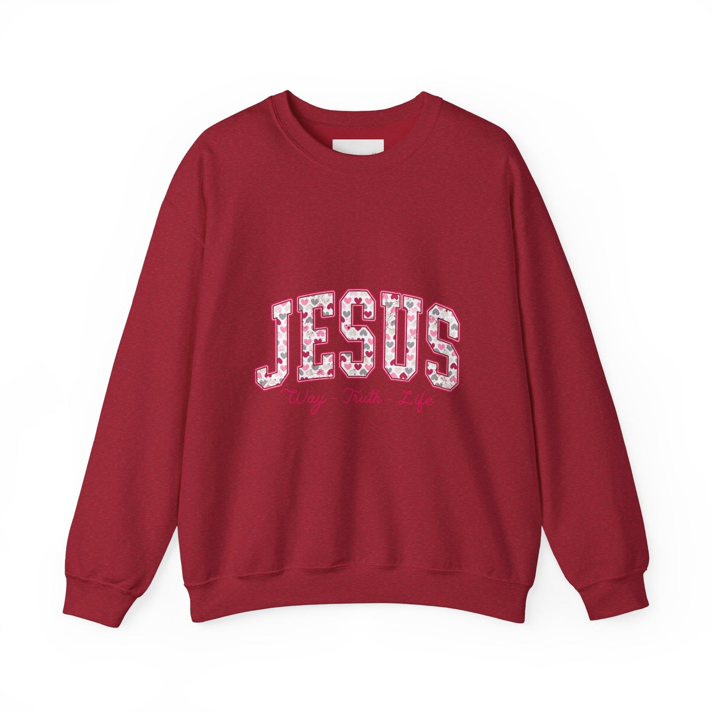 Inspirational Jesus Crewneck Sweatshirt - Faith-Based Apparel, Christian Gift, Cozy Style, Casual Wear, Spiritual Vibe