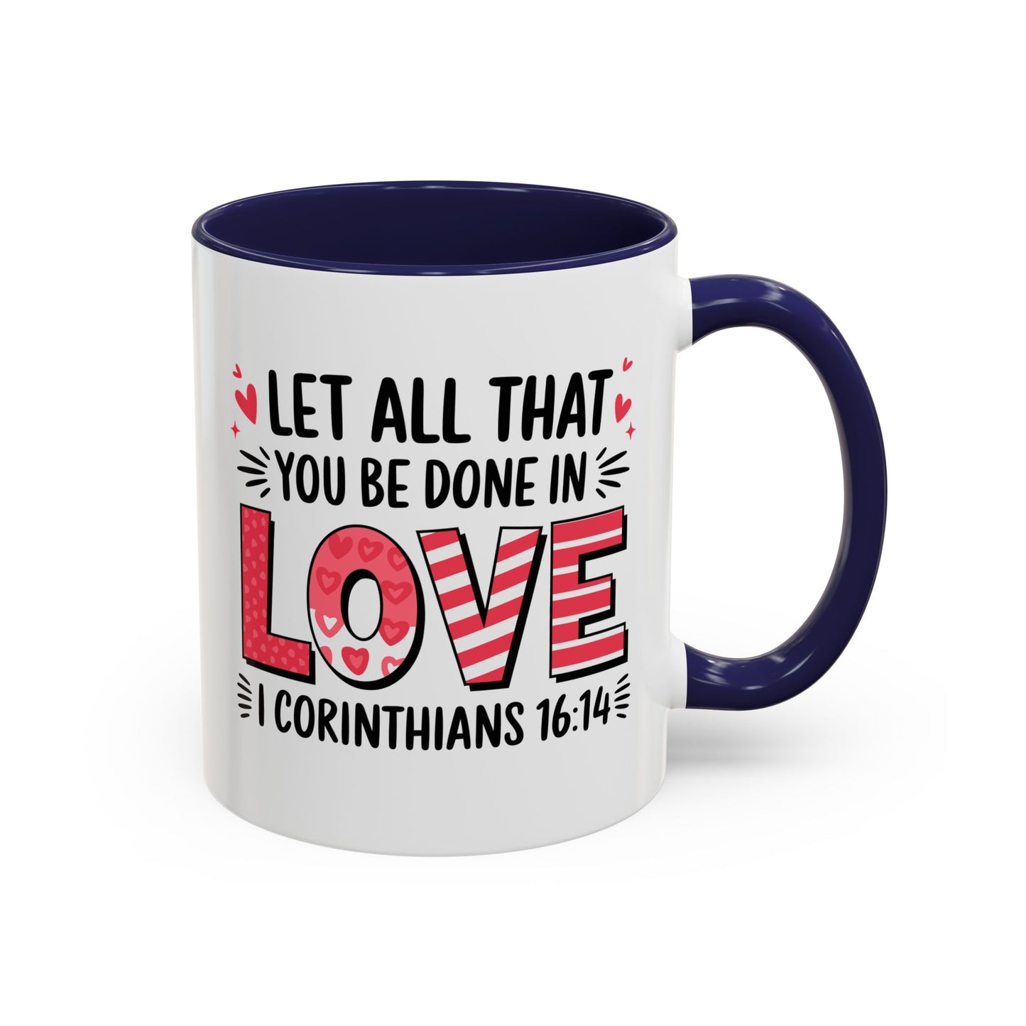 Inspirational Love Coffee Mug - Perfect for Gift Giving, Home, Office, Motivational Design, Valentine's Day Mug, Christian Gift