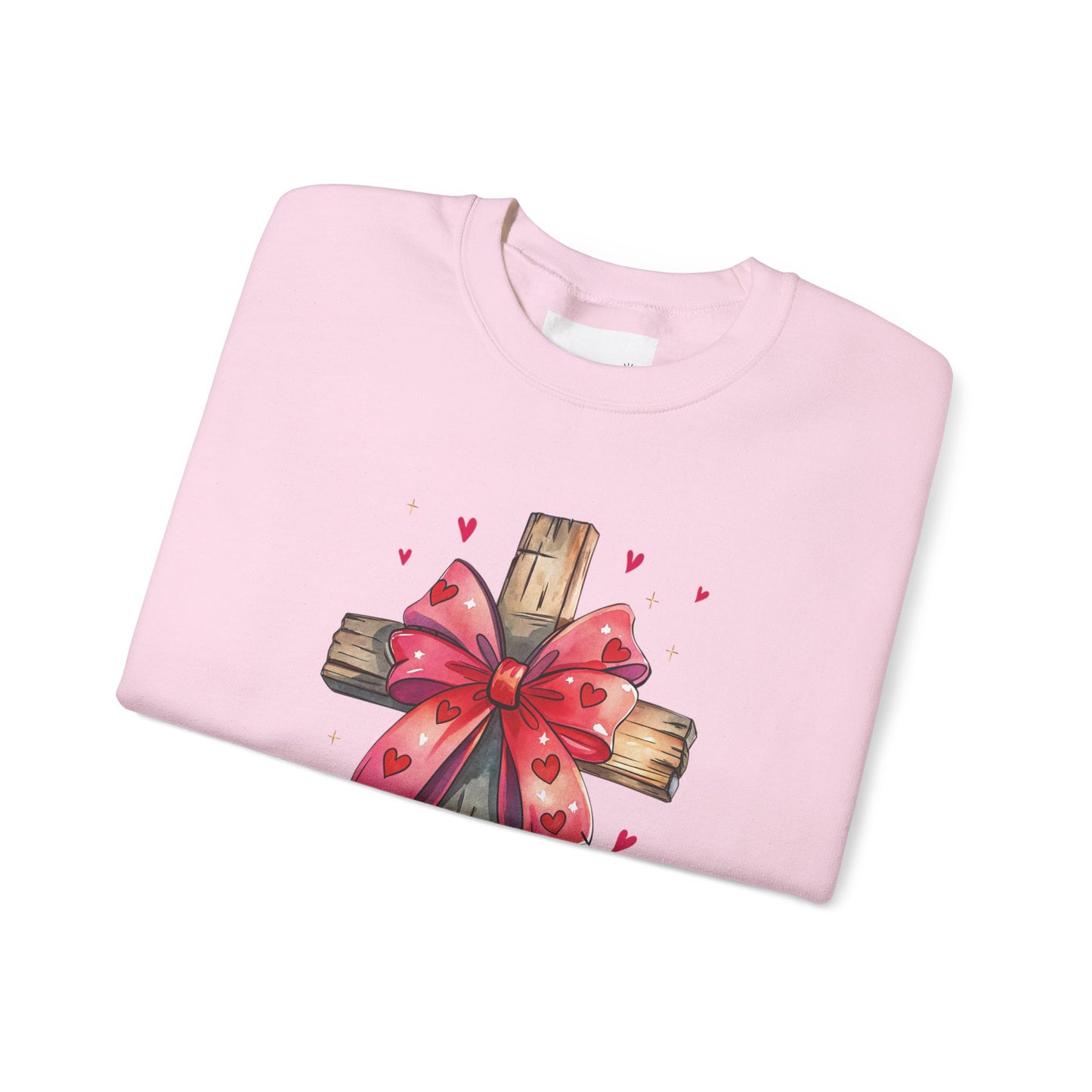 Faith-Inspired Crewneck Sweatshirt, Cozy Christian Gift, Jesus Love Apparel, Church Sweatshirt, Cute Casual Outfit