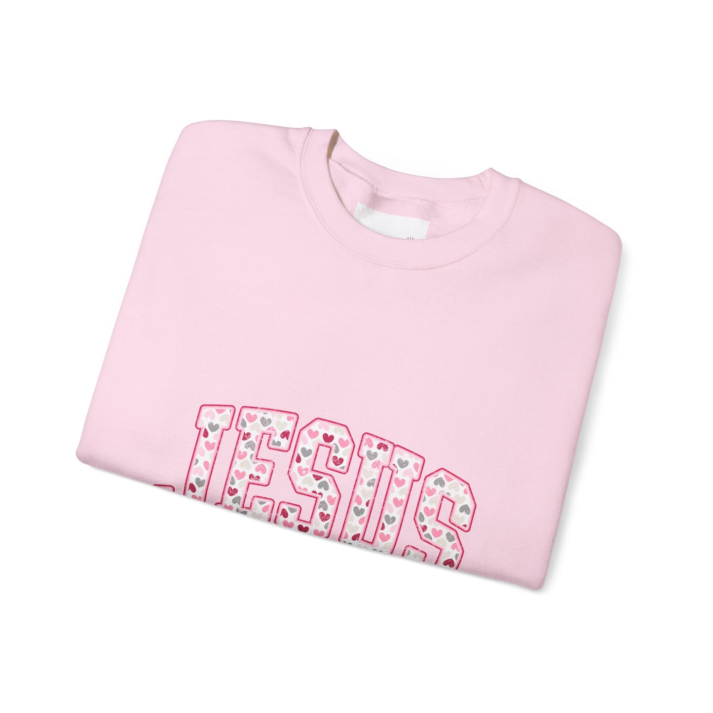 Inspirational Jesus Crewneck Sweatshirt - Faith-Based Apparel, Christian Gift, Cozy Style, Casual Wear, Spiritual Vibe