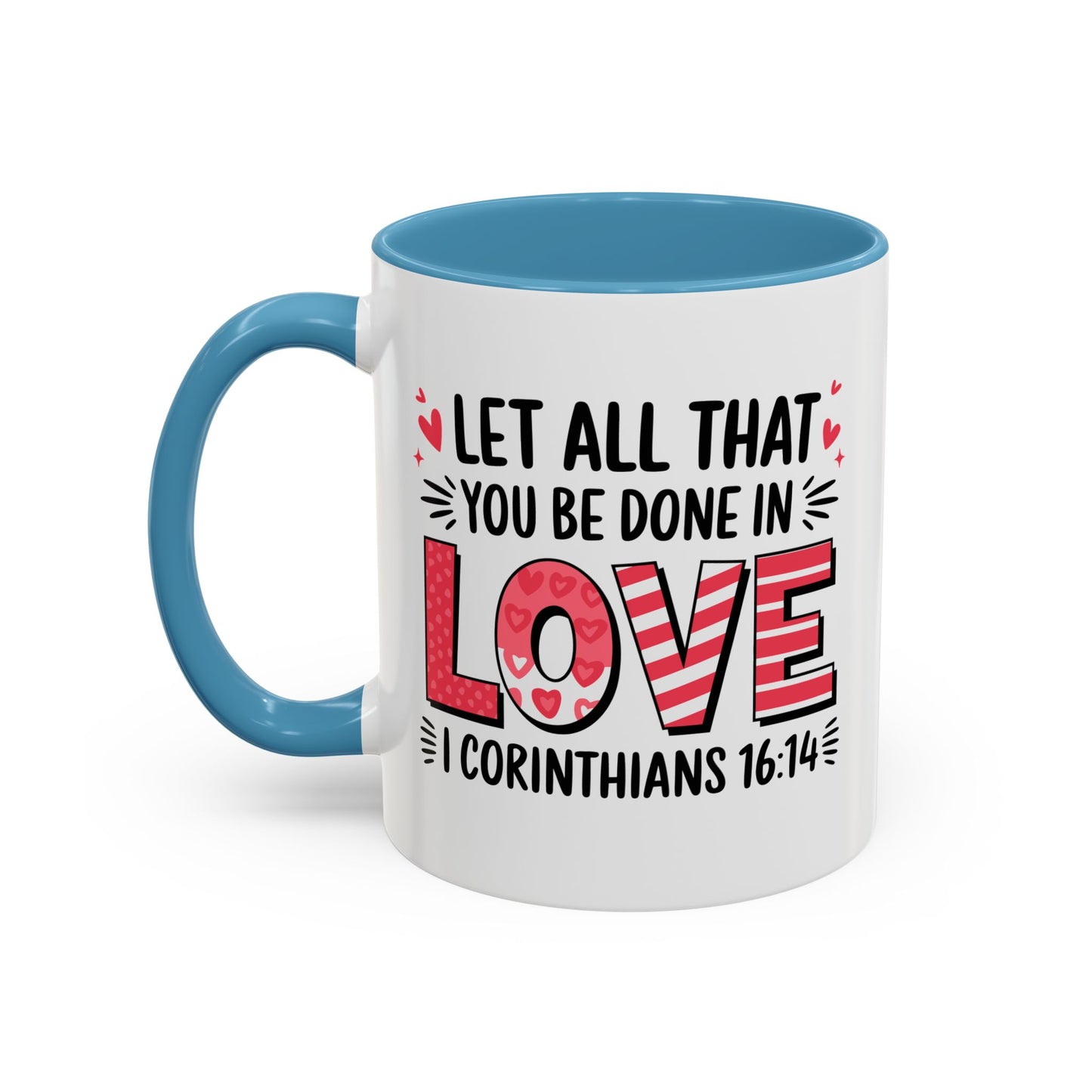 Inspirational Love Coffee Mug - Perfect for Gift Giving, Home, Office, Motivational Design, Valentine's Day Mug, Christian Gift