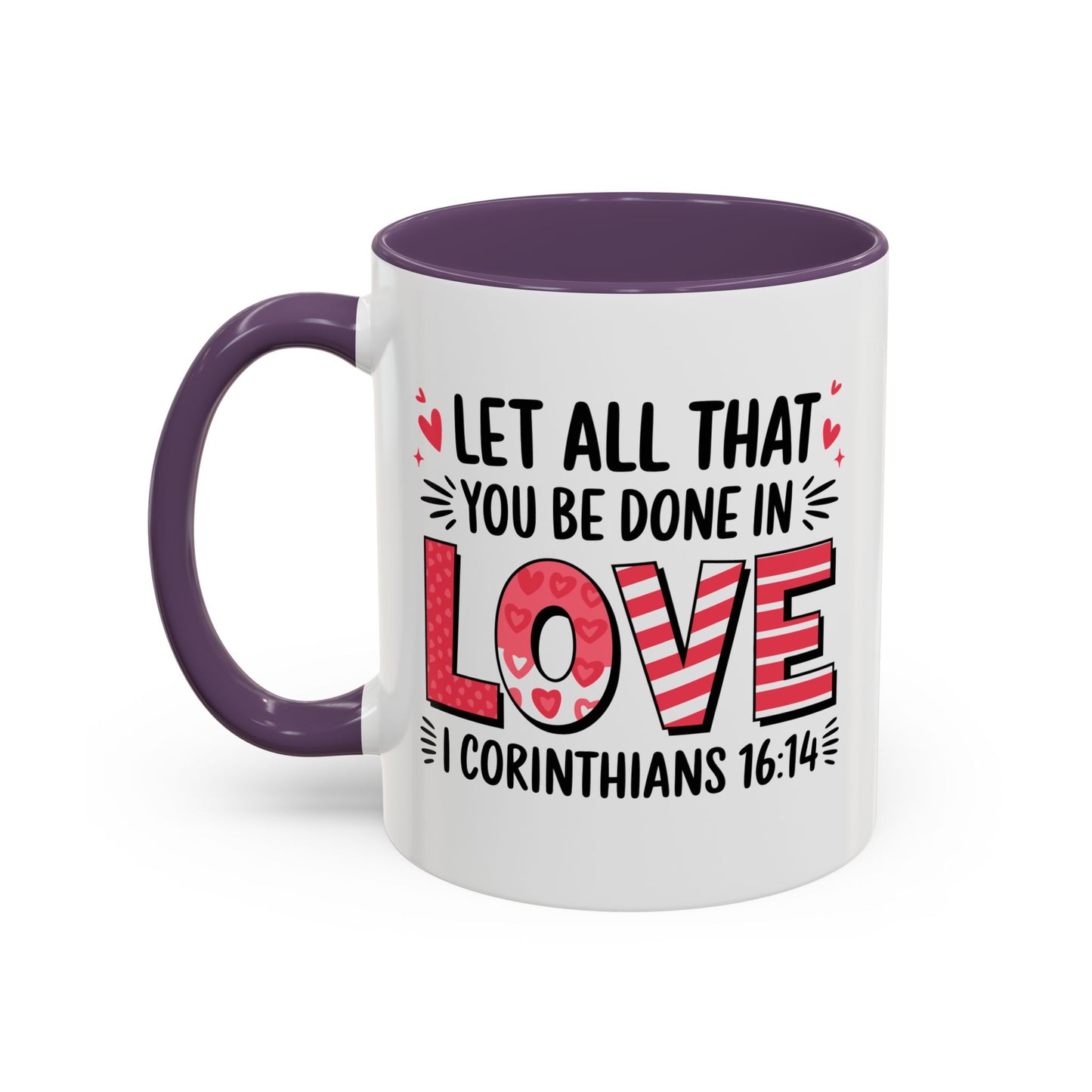Inspirational Love Coffee Mug - Perfect for Gift Giving, Home, Office, Motivational Design, Valentine's Day Mug, Christian Gift