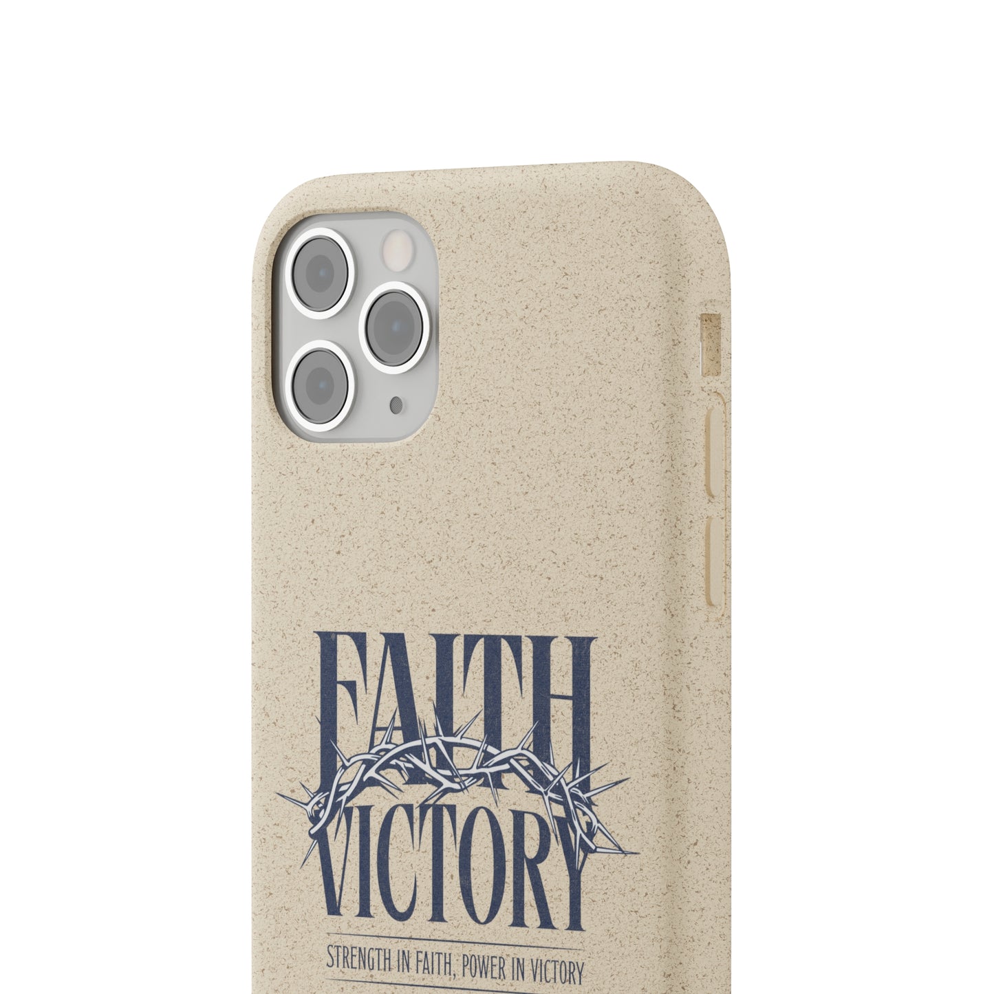 Biodegradable Phone Case - Faith & Victory Design