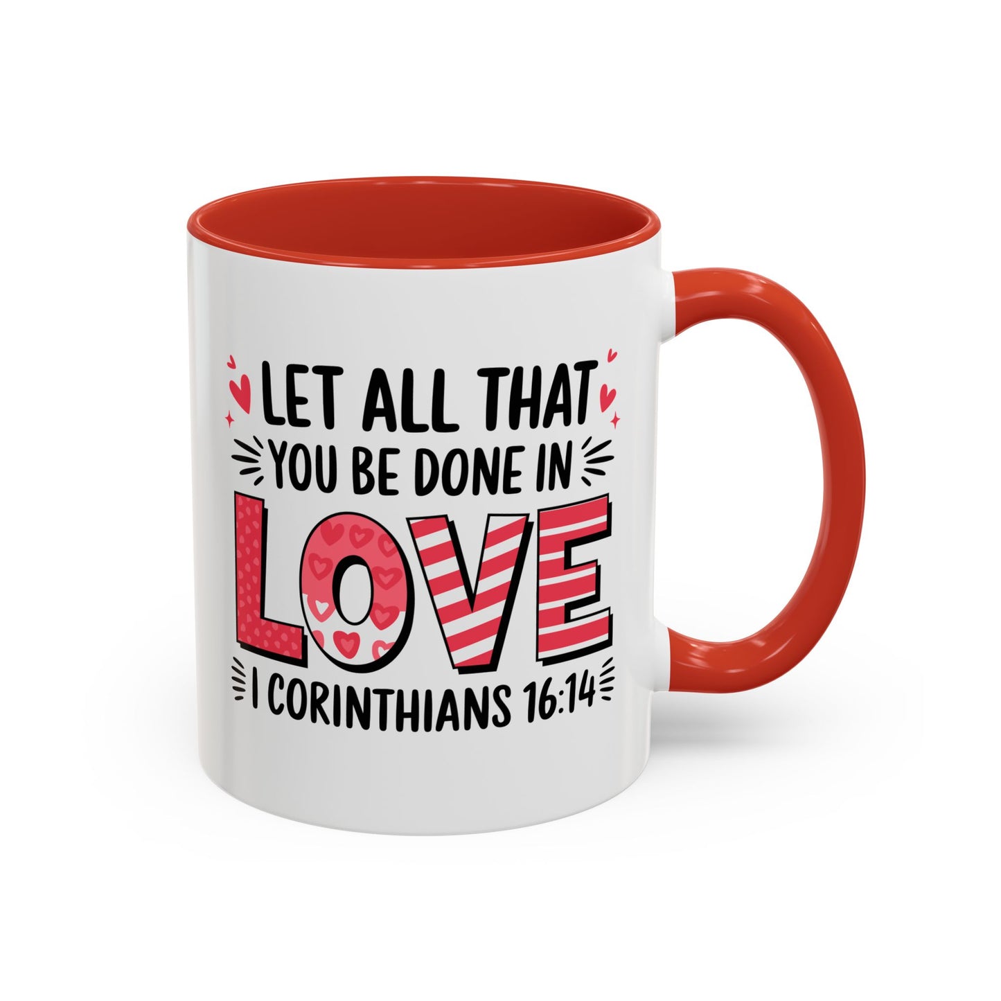 Inspirational Love Coffee Mug - Perfect for Gift Giving, Home, Office, Motivational Design, Valentine's Day Mug, Christian Gift