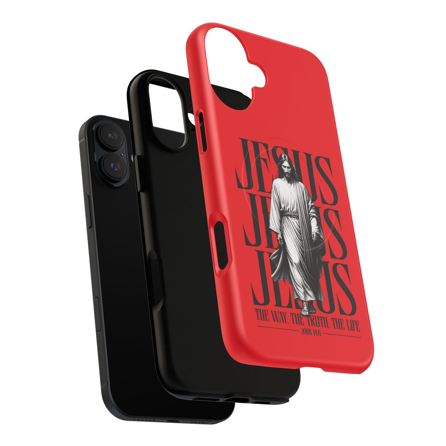 Faith-Inspired Tough Magnetic Phone Case - Jesus The Way, The Truth, The Life