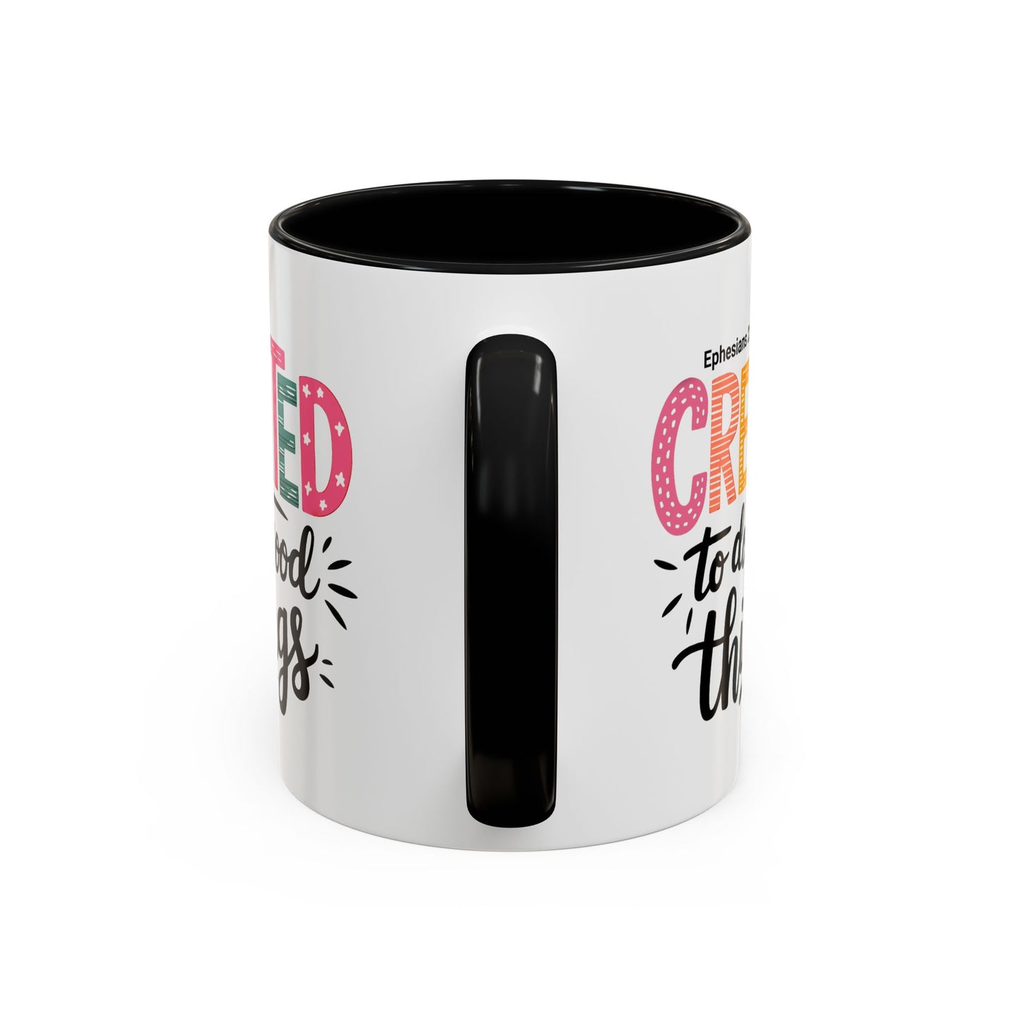 Inspirational Accent Coffee Mug - Perfect for Gifts, Home Decor, Faith-Based Inspirations, Motivational Quotes, Christian Encouragement