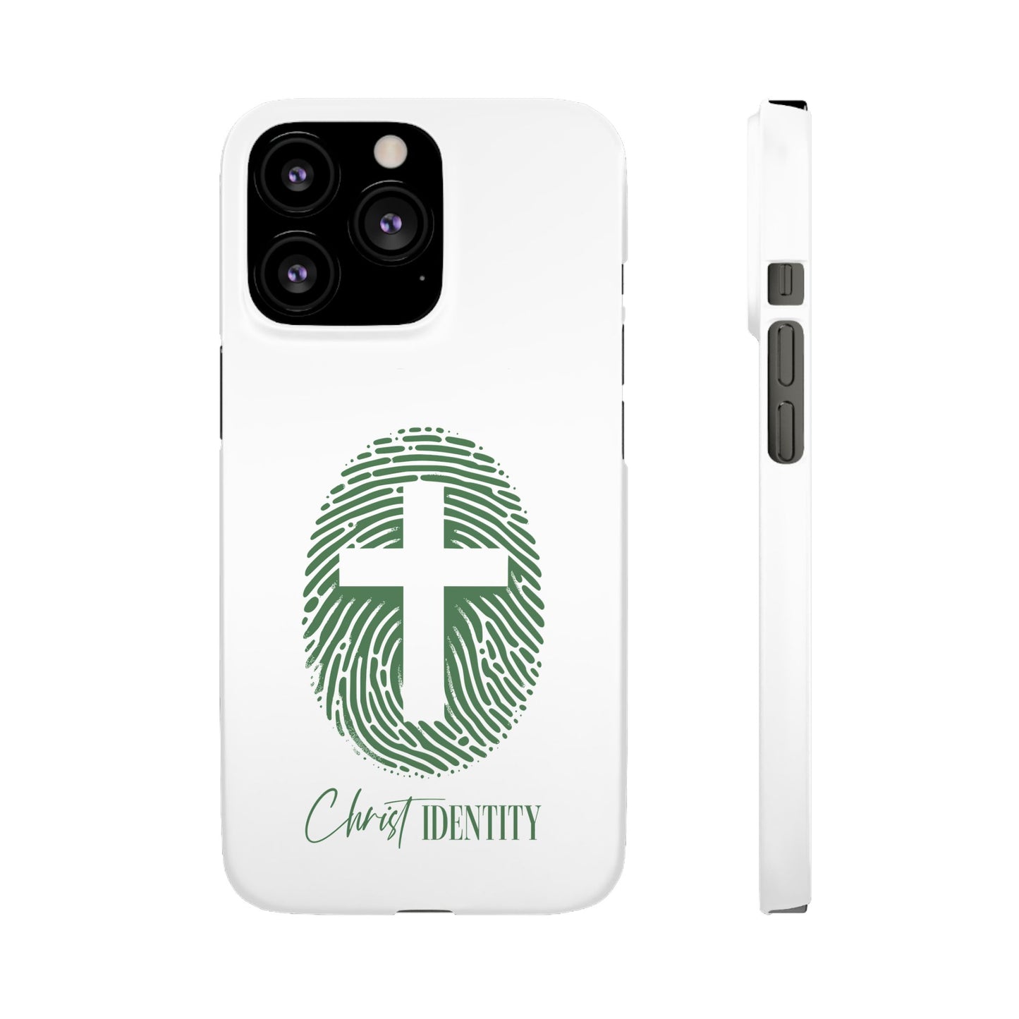 Inspirational Christ Identity Snap Case - Faith-Based Phone Cover
