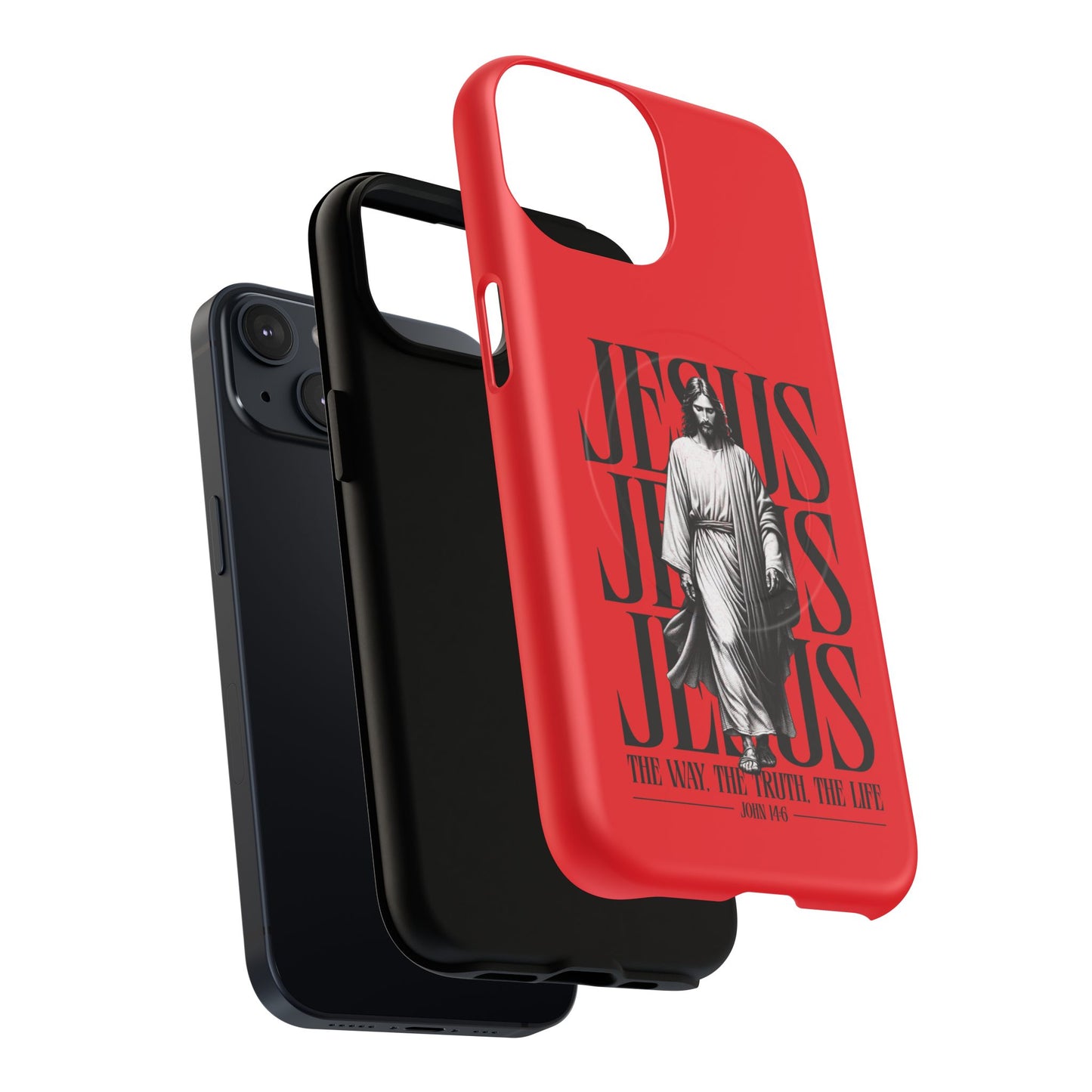 Faith-Inspired Tough Magnetic Phone Case - Jesus The Way, The Truth, The Life