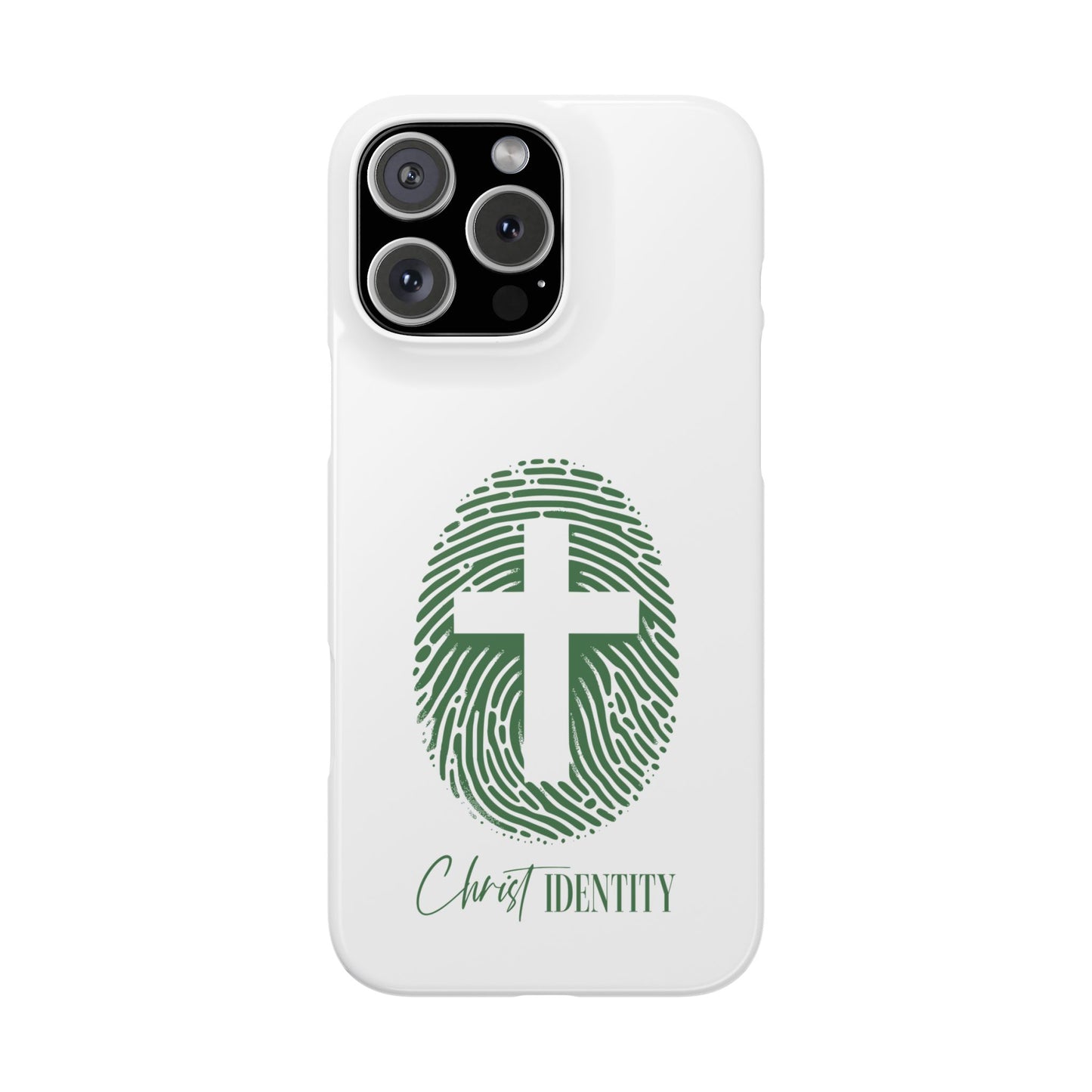 Inspirational Christ Identity Snap Case - Faith-Based Phone Cover