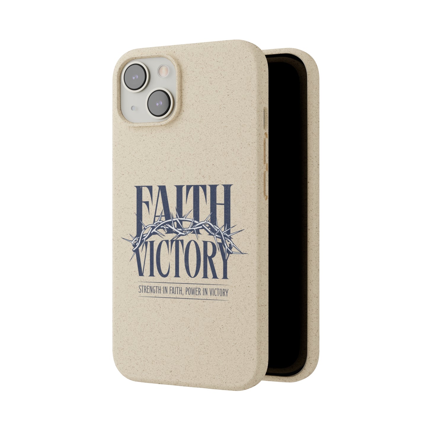 Biodegradable Phone Case - Faith & Victory Design