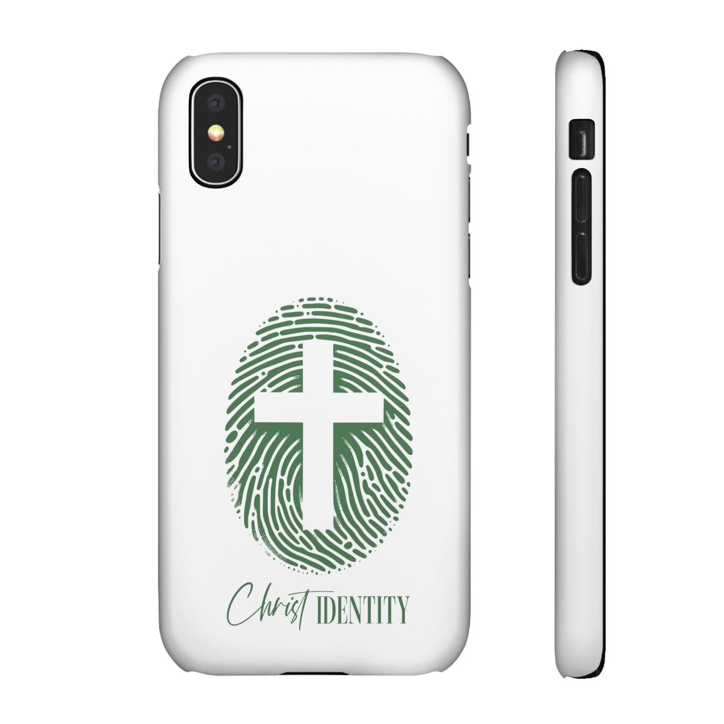 Inspirational Christ Identity Snap Case - Faith-Based Phone Cover