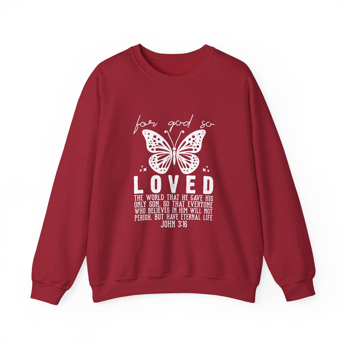 For God So Loved The World Sweatshirt, Jesus Is My Valentine Shirt, Religious Valentines Day Tee, Christian Gift, Valentines Shirt