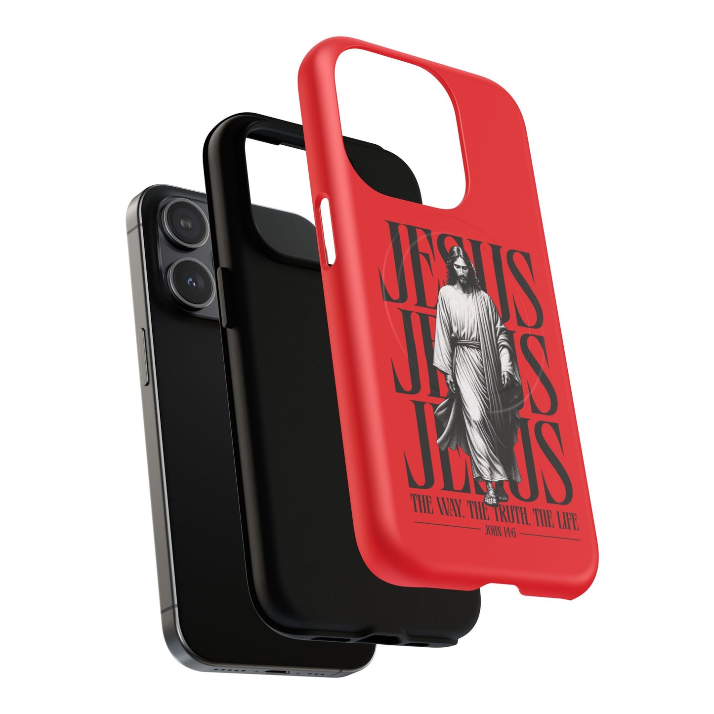 Faith-Inspired Tough Magnetic Phone Case - Jesus The Way, The Truth, The Life