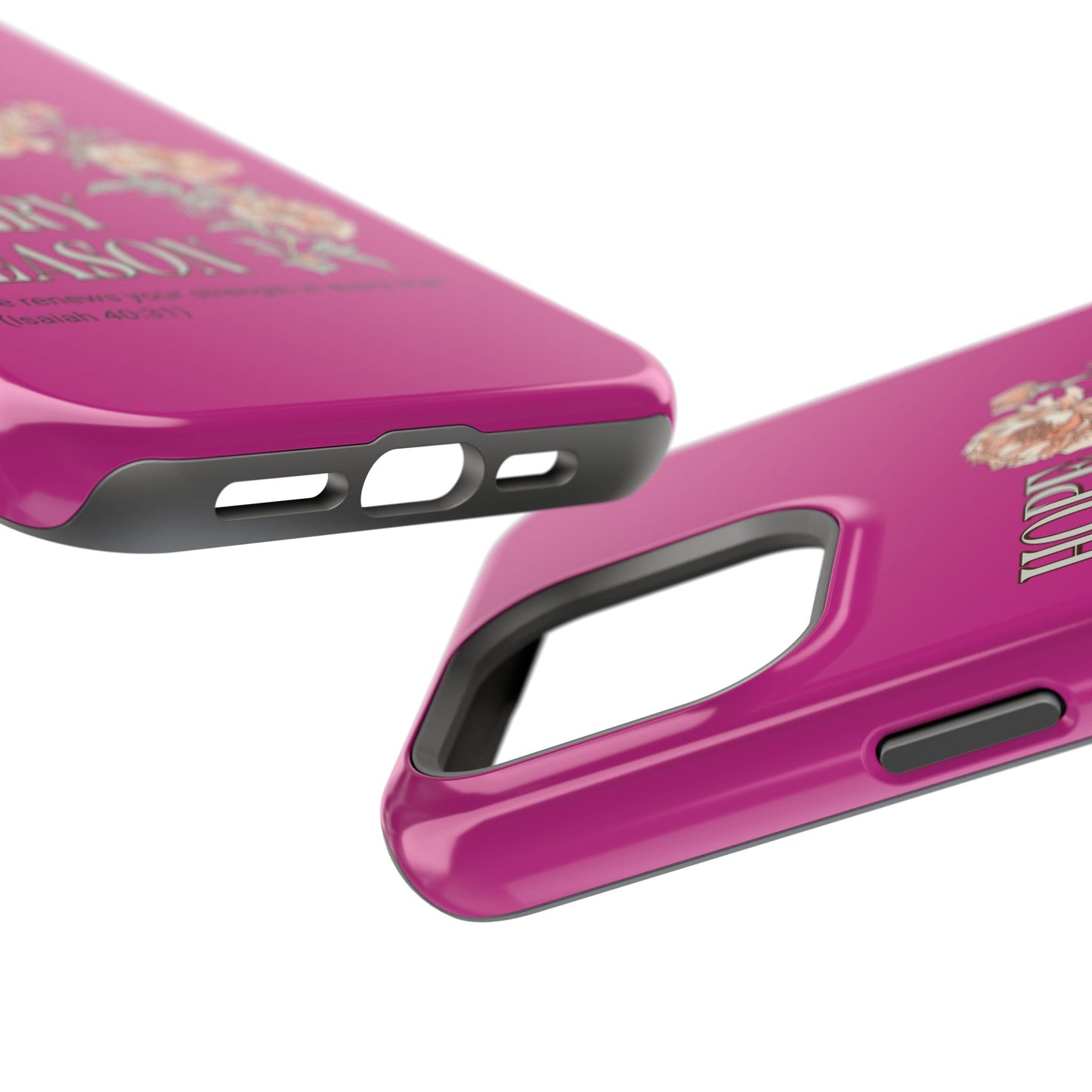 Inspirational Floral Magnetic Tough Case - "Hope in Every Season"