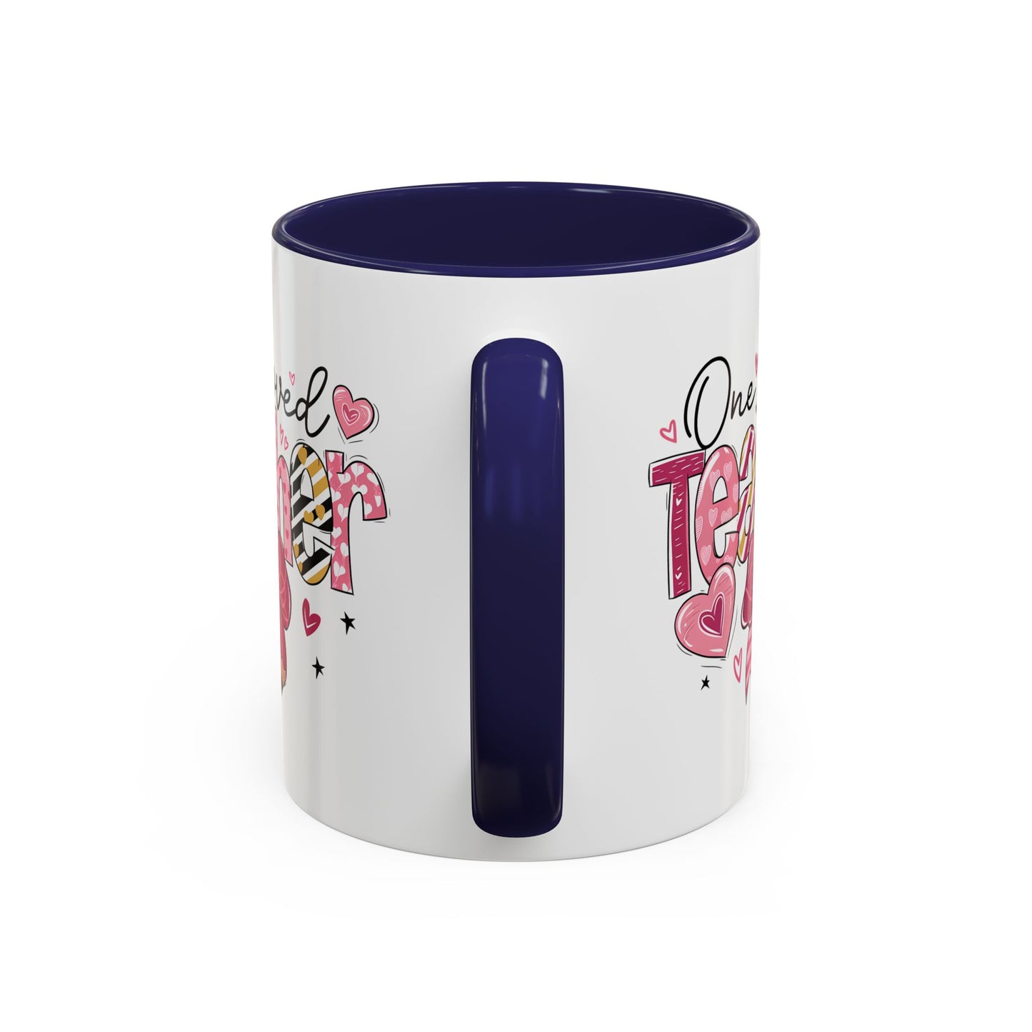 Cute Teacher Coffee Mug - One Loved Teacher Gift, Teacher Appreciation, Back to School, Inspirational Mug, Classroom Decor