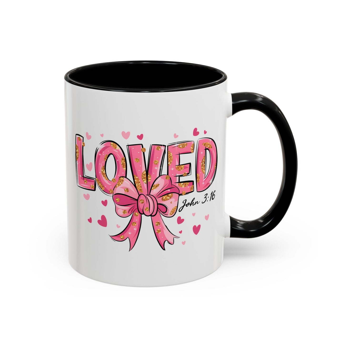 Loved Coffee Mug - Heartfelt Gift for Friends and Family, Inspirational Drinkware for Birthdays, Anniversaries, or Faith Celebrations, Great