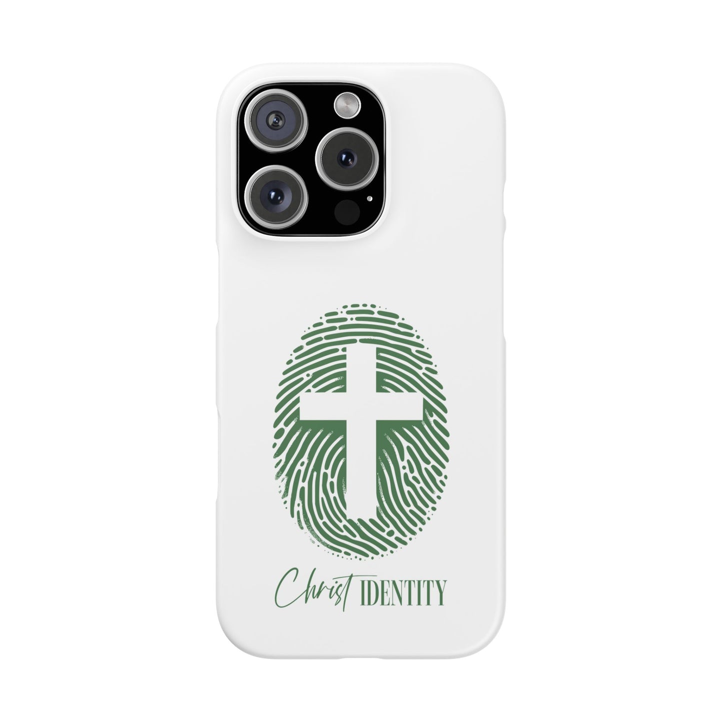 Inspirational Christ Identity Snap Case - Faith-Based Phone Cover
