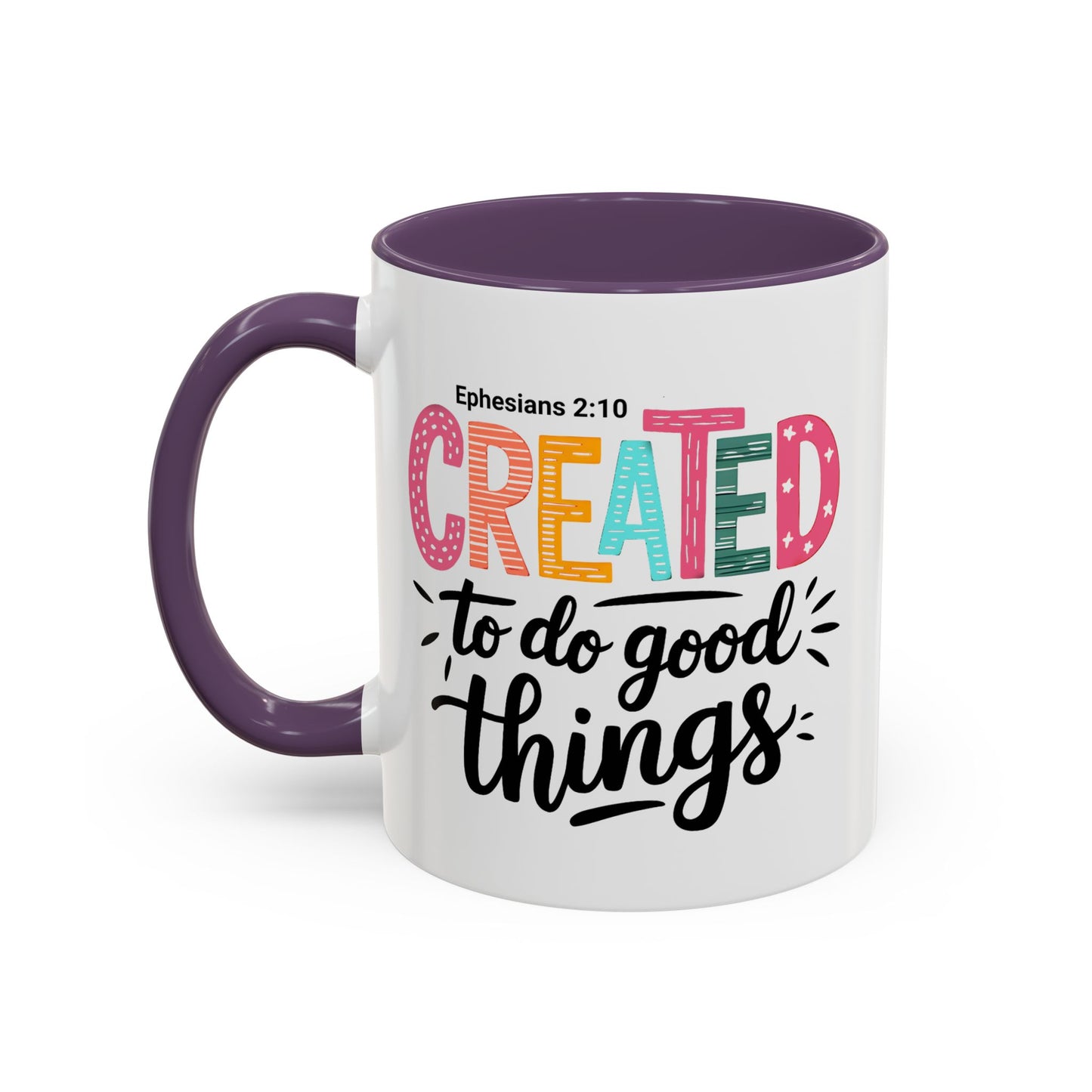 Inspirational Accent Coffee Mug - Perfect for Gifts, Home Decor, Faith-Based Inspirations, Motivational Quotes, Christian Encouragement