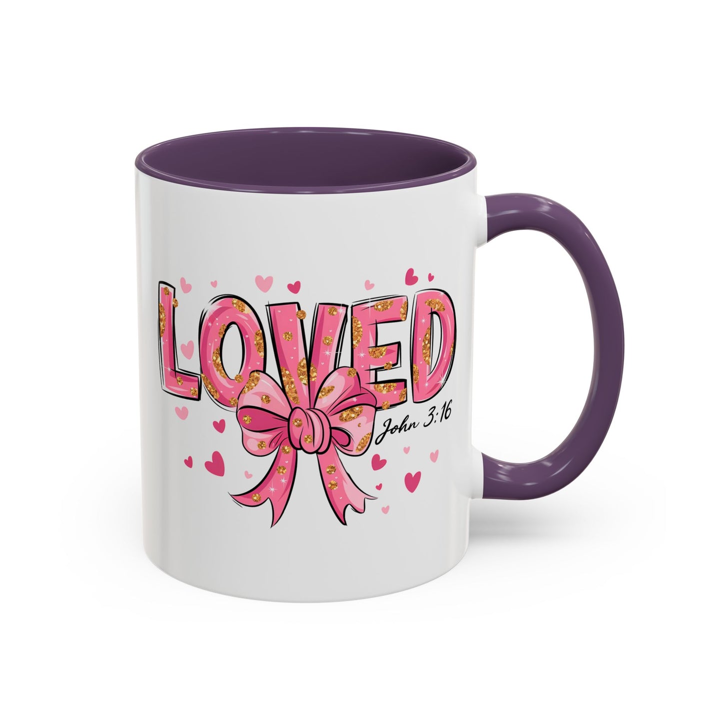 Loved Coffee Mug - Heartfelt Gift for Friends and Family, Inspirational Drinkware for Birthdays, Anniversaries, or Faith Celebrations, Great