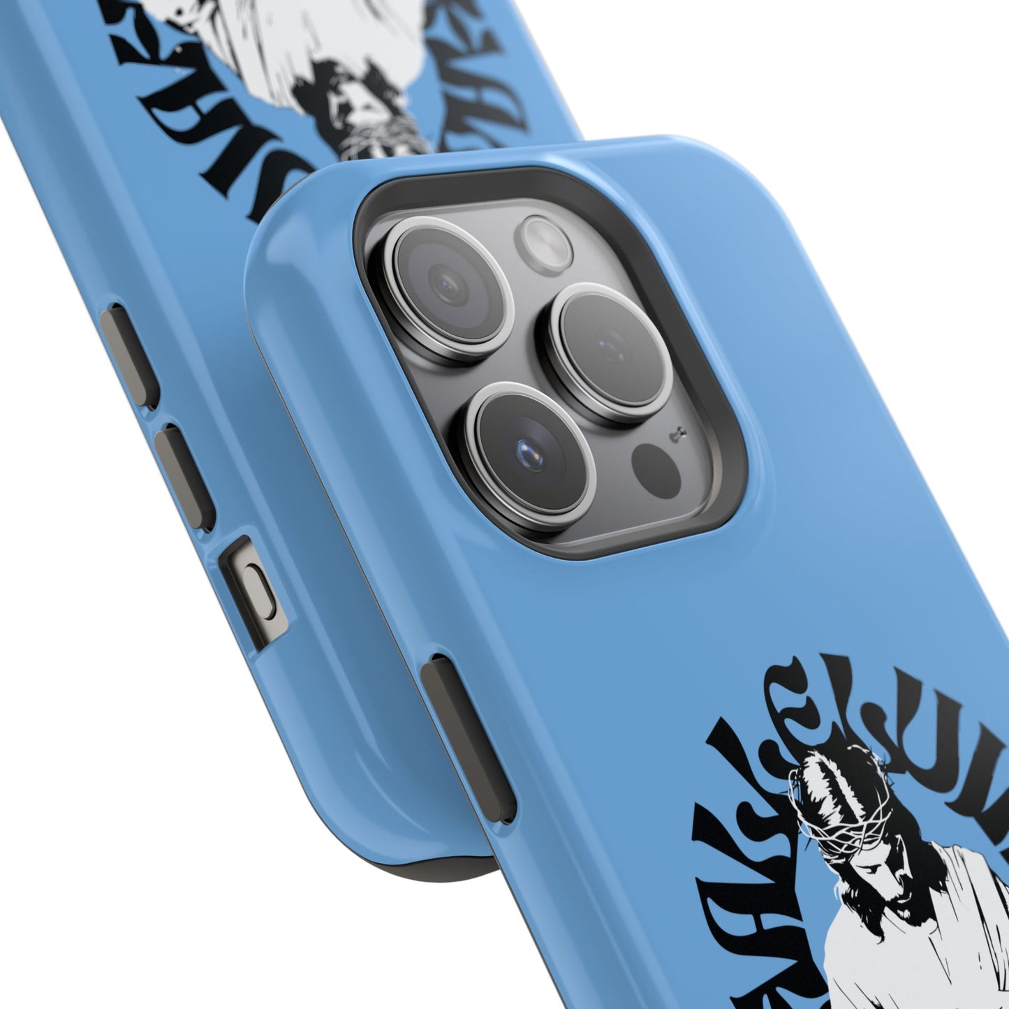 Durable Impact-Resistant Phone Case - 'Created with Purpose, Loved Without Limits' Design