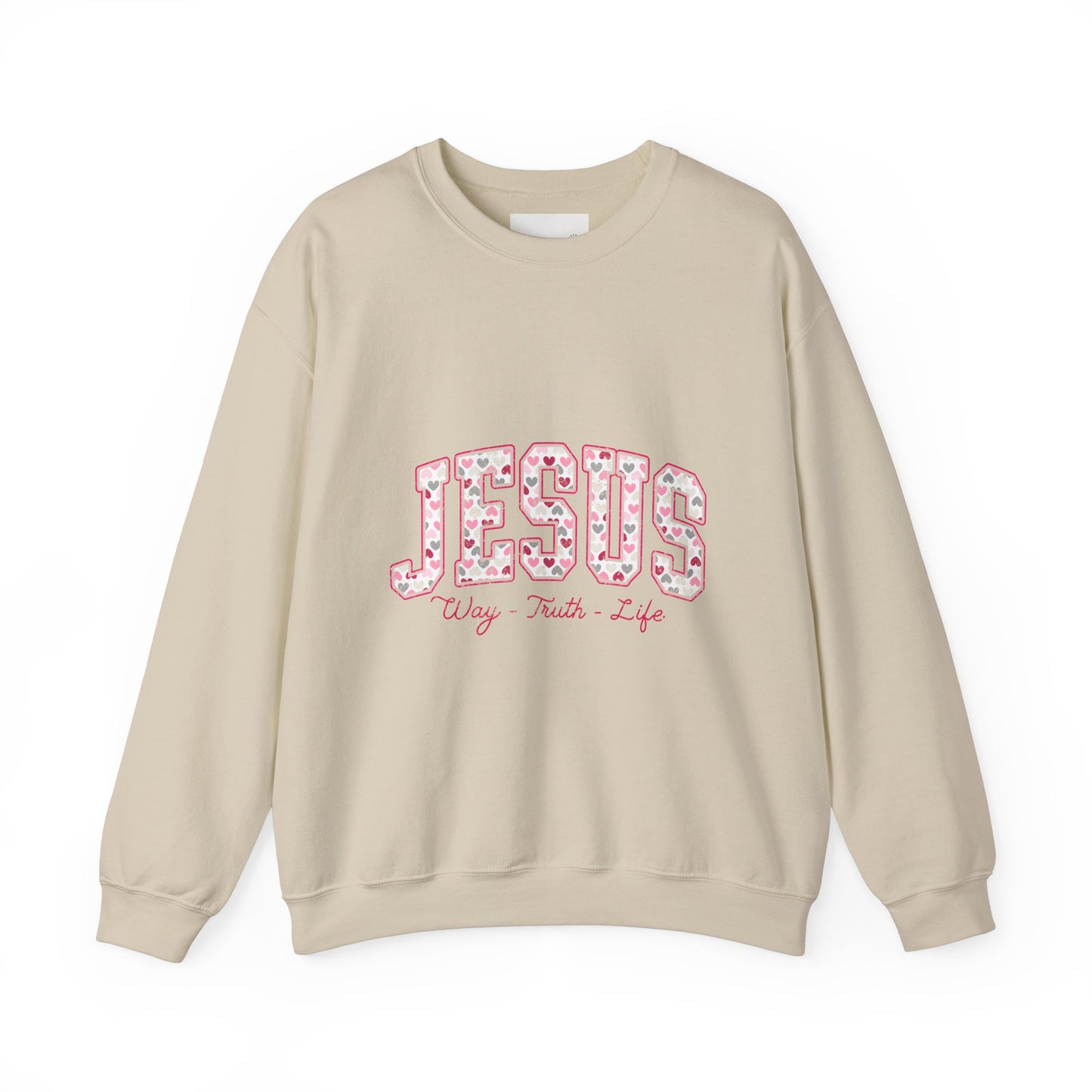 Inspirational Jesus Crewneck Sweatshirt - Faith-Based Apparel, Christian Gift, Cozy Style, Casual Wear, Spiritual Vibe
