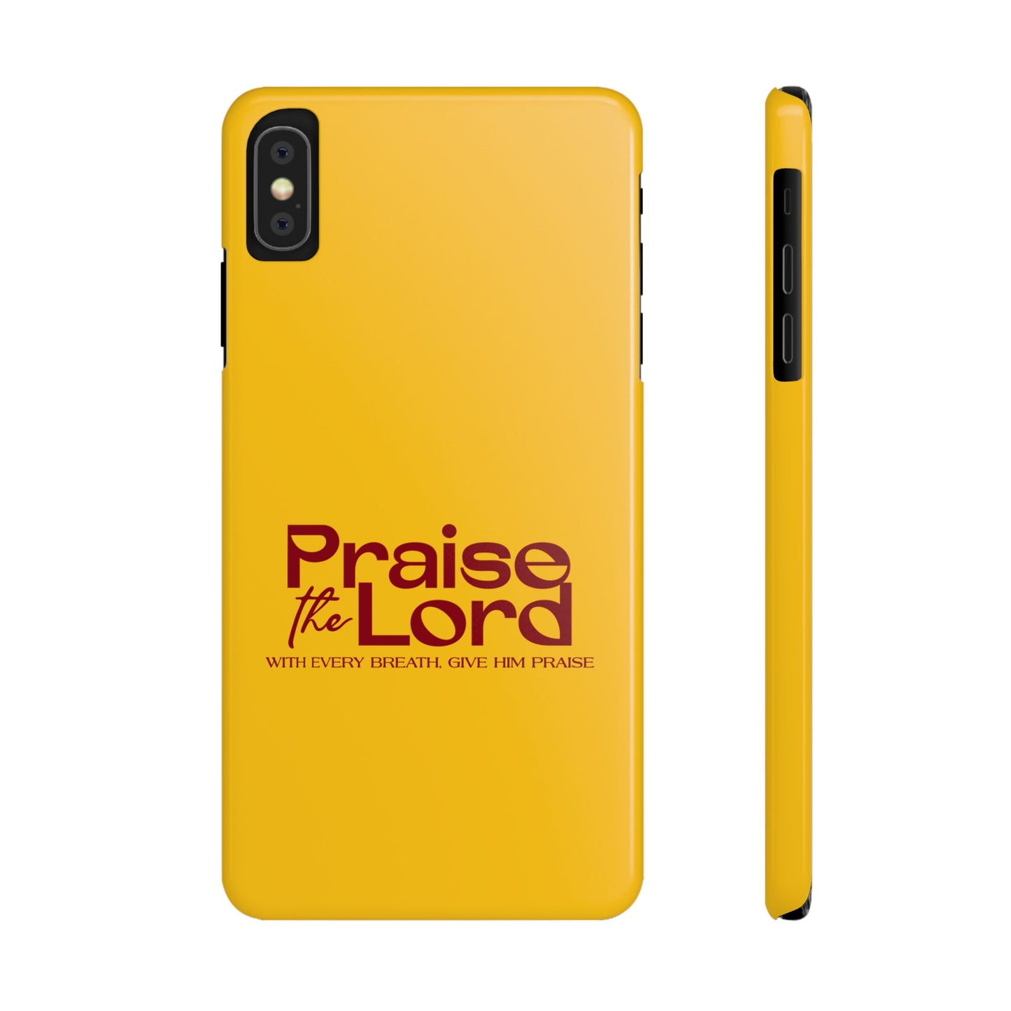 Praise the Lord Slim Phone Case - Inspirational Christian Design