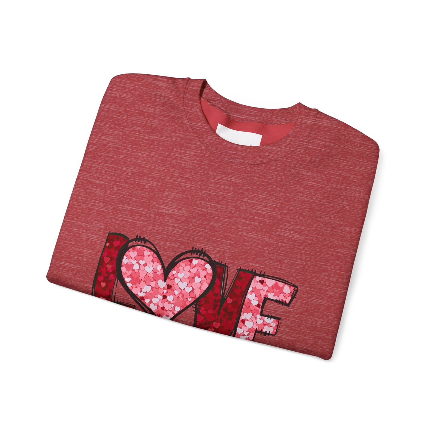 Love Like Jesus Crewneck Sweatshirt, Cozy Unisex Sweatshirt, Christian Apparel, Valentine's Day Gift, Faith-Based Style, Everyday Comfort
