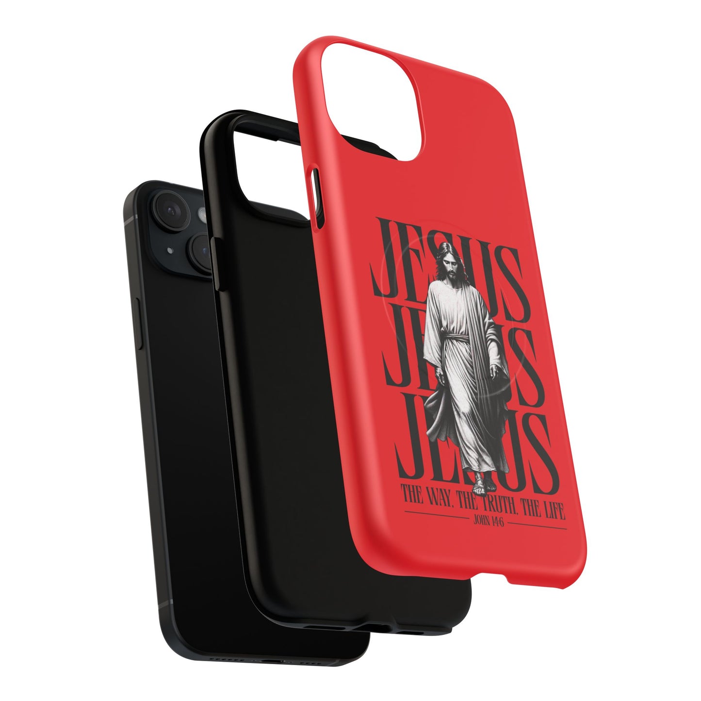 Faith-Inspired Tough Magnetic Phone Case - Jesus The Way, The Truth, The Life