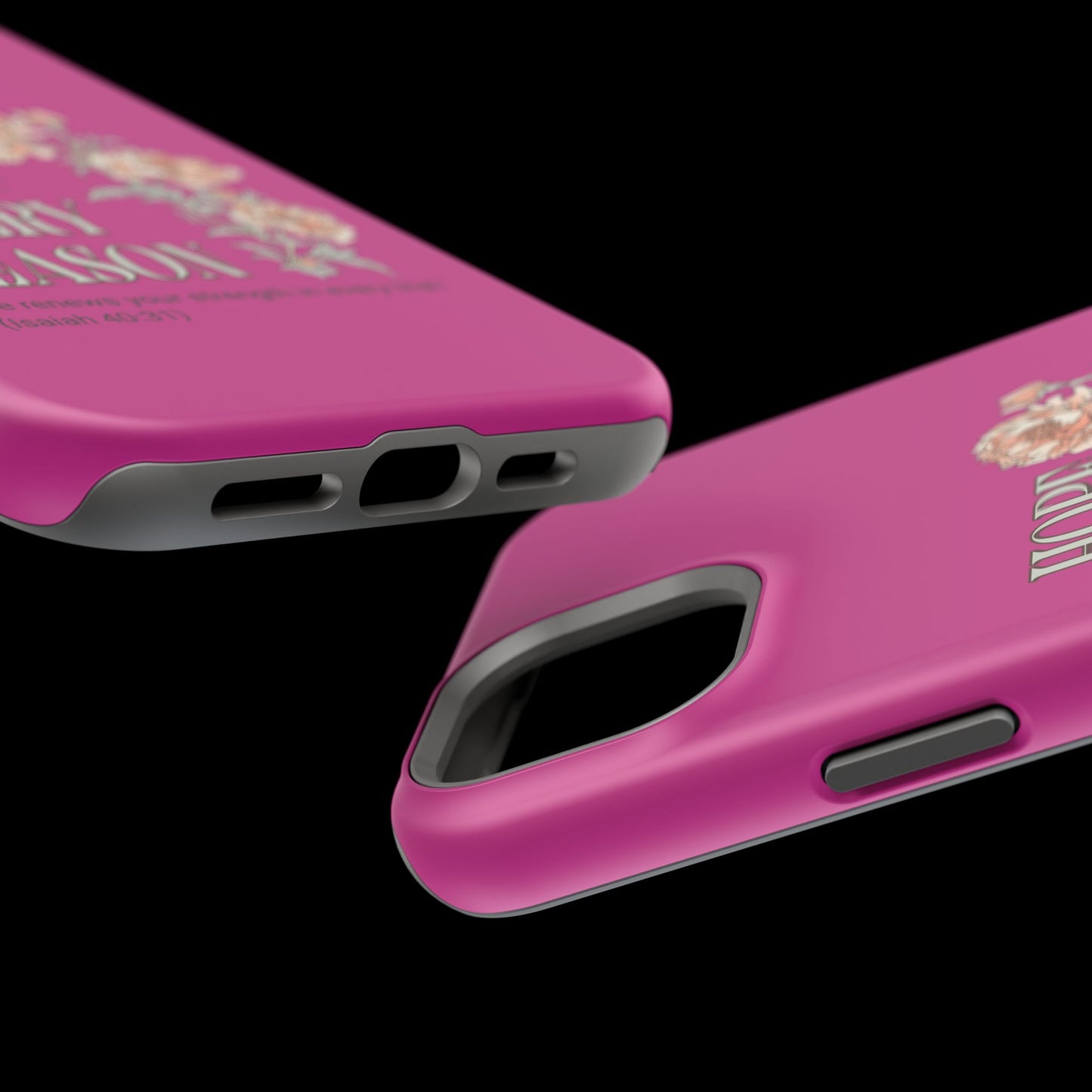 Inspirational Floral Magnetic Tough Case - "Hope in Every Season"