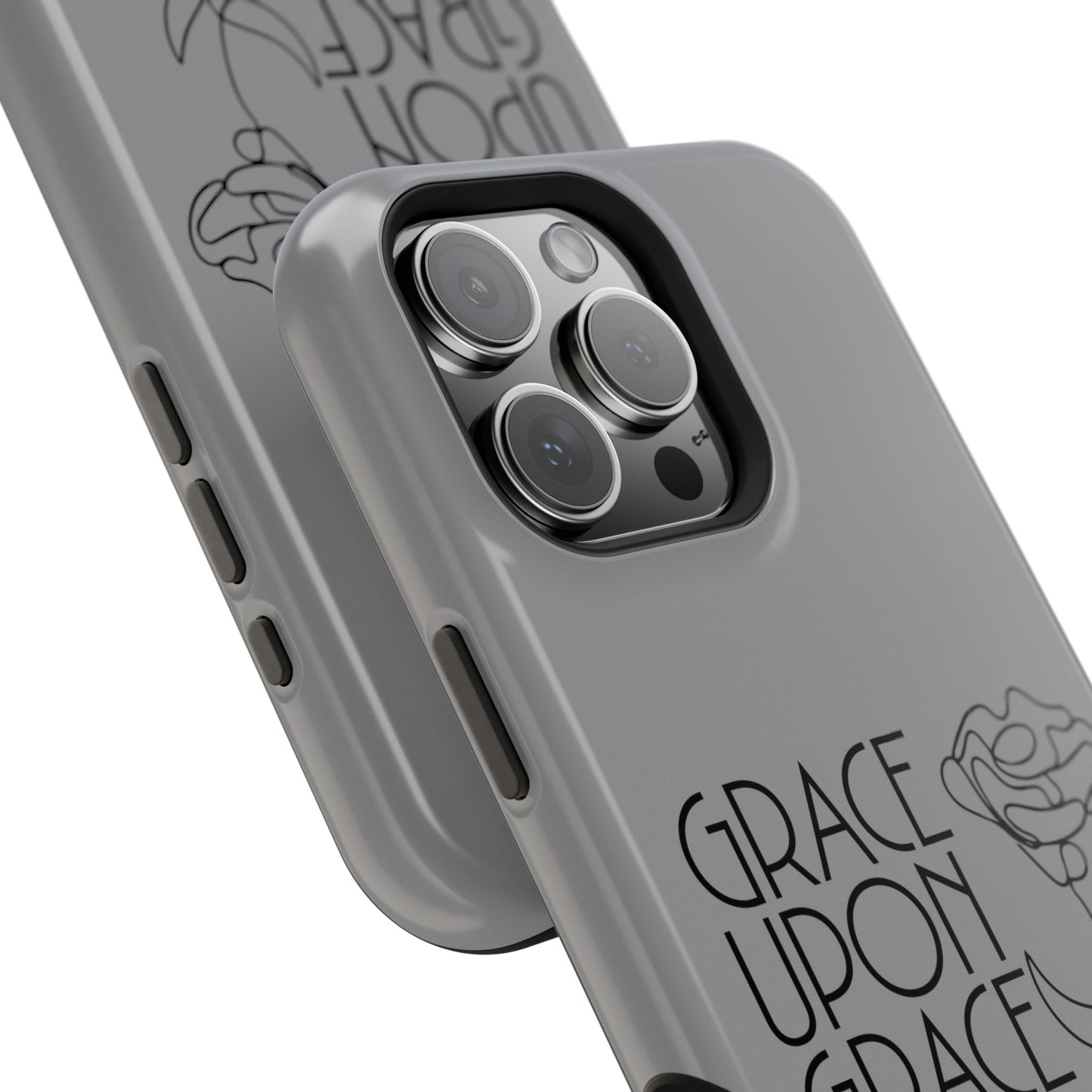 Inspirational Magnetic Phone Case - 'Grace Upon Grace' Design