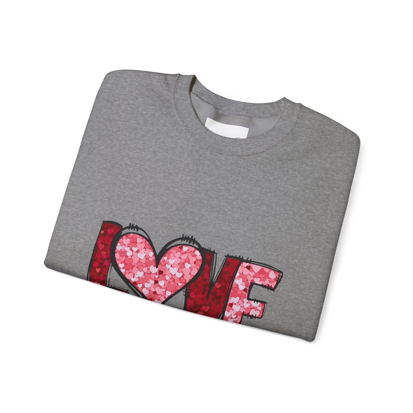 Love Like Jesus Crewneck Sweatshirt, Cozy Unisex Sweatshirt, Christian Apparel, Valentine's Day Gift, Faith-Based Style, Everyday Comfort