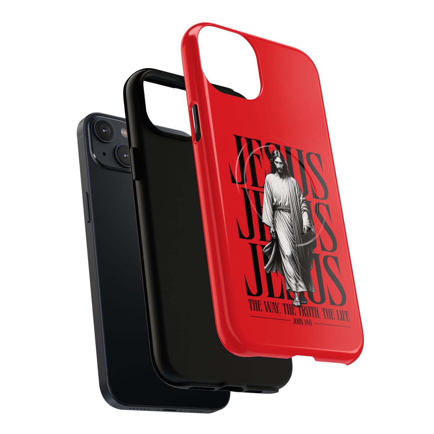Faith-Inspired Tough Magnetic Phone Case - Jesus The Way, The Truth, The Life