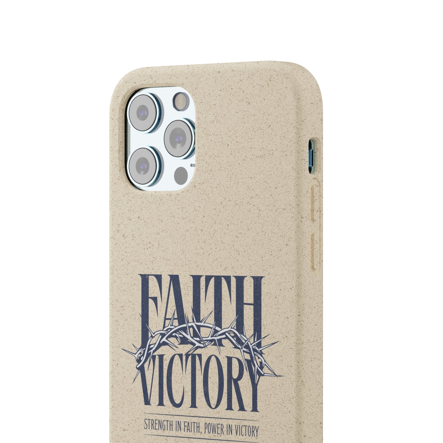 Biodegradable Phone Case - Faith & Victory Design