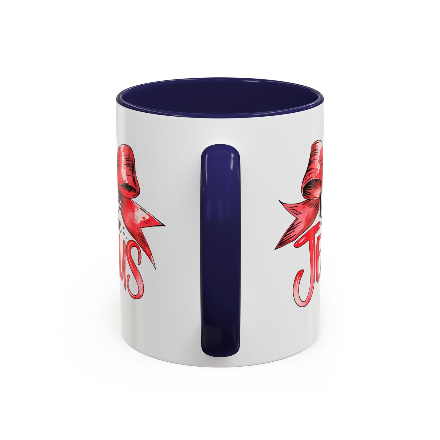 Love Like Jesus Accent Coffee Mug, Inspirational Gift, Unique Ceramic Mug, Christian Decor, Faith-Based Present, Daily Motivation