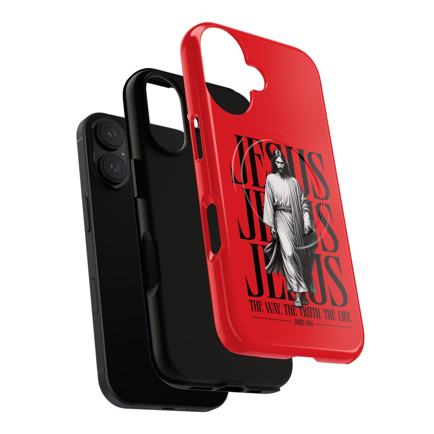 Faith-Inspired Tough Magnetic Phone Case - Jesus The Way, The Truth, The Life