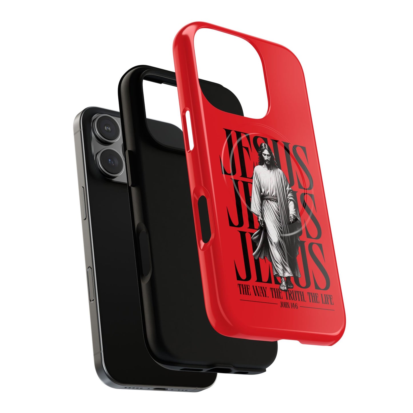 Faith-Inspired Tough Magnetic Phone Case - Jesus The Way, The Truth, The Life